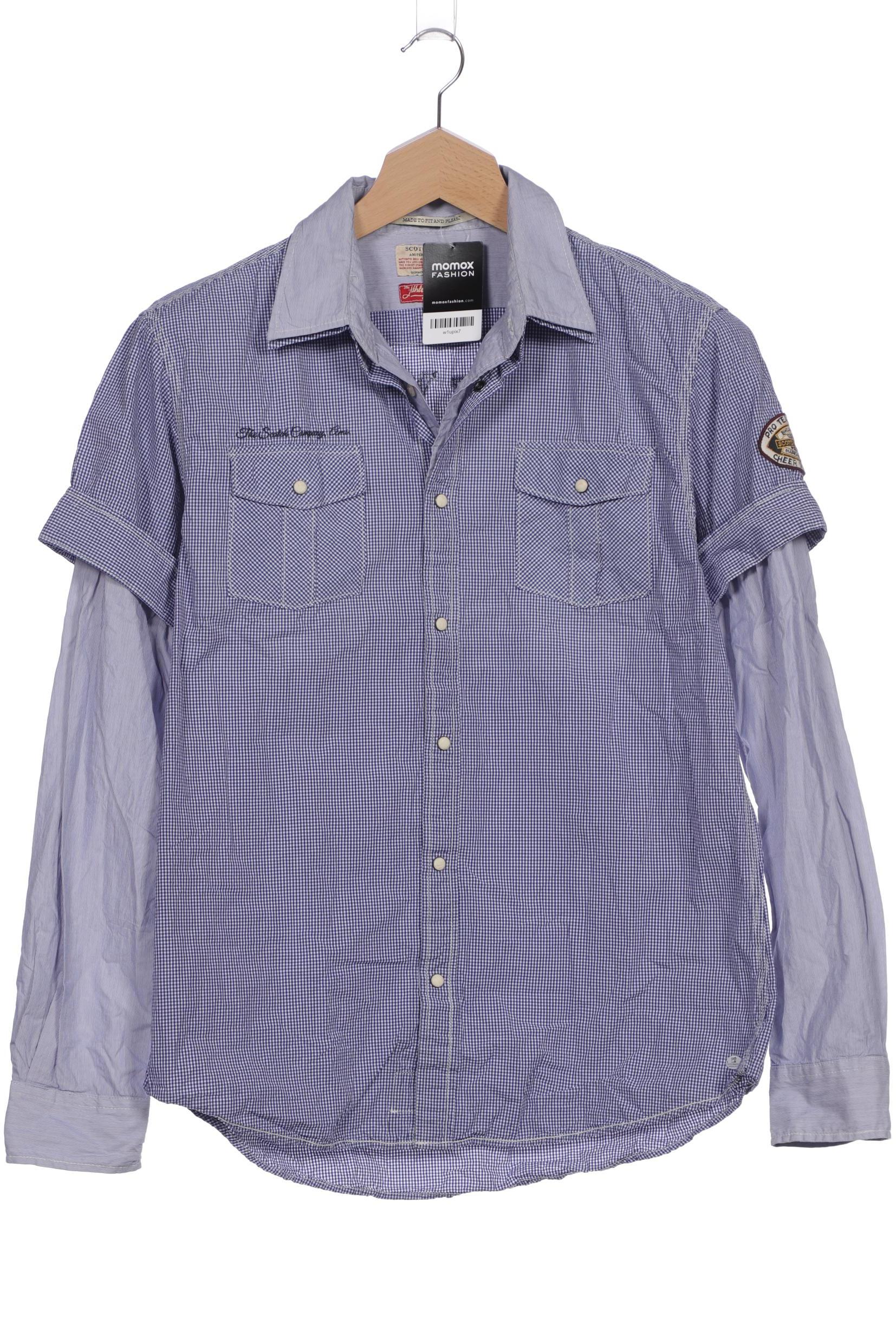 

Scotch & Soda Herren Hemd, blau, Gr. 56