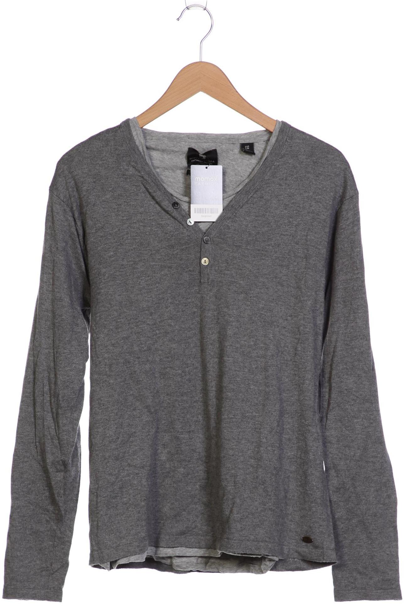 

Scotch & Soda Herren Langarmshirt, grau, Gr. 52
