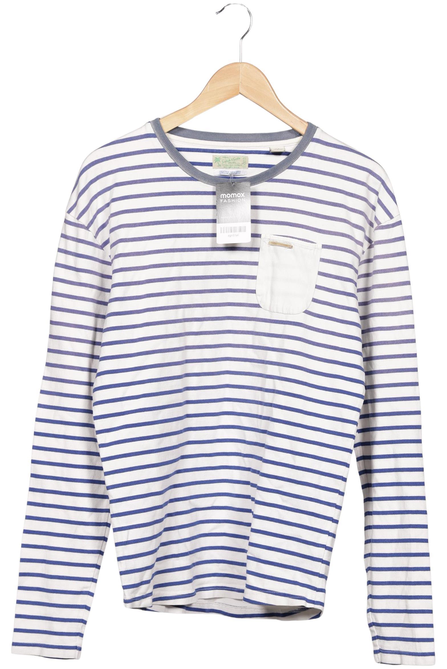 

Scotch & Soda Herren Langarmshirt, weiß, Gr. 48