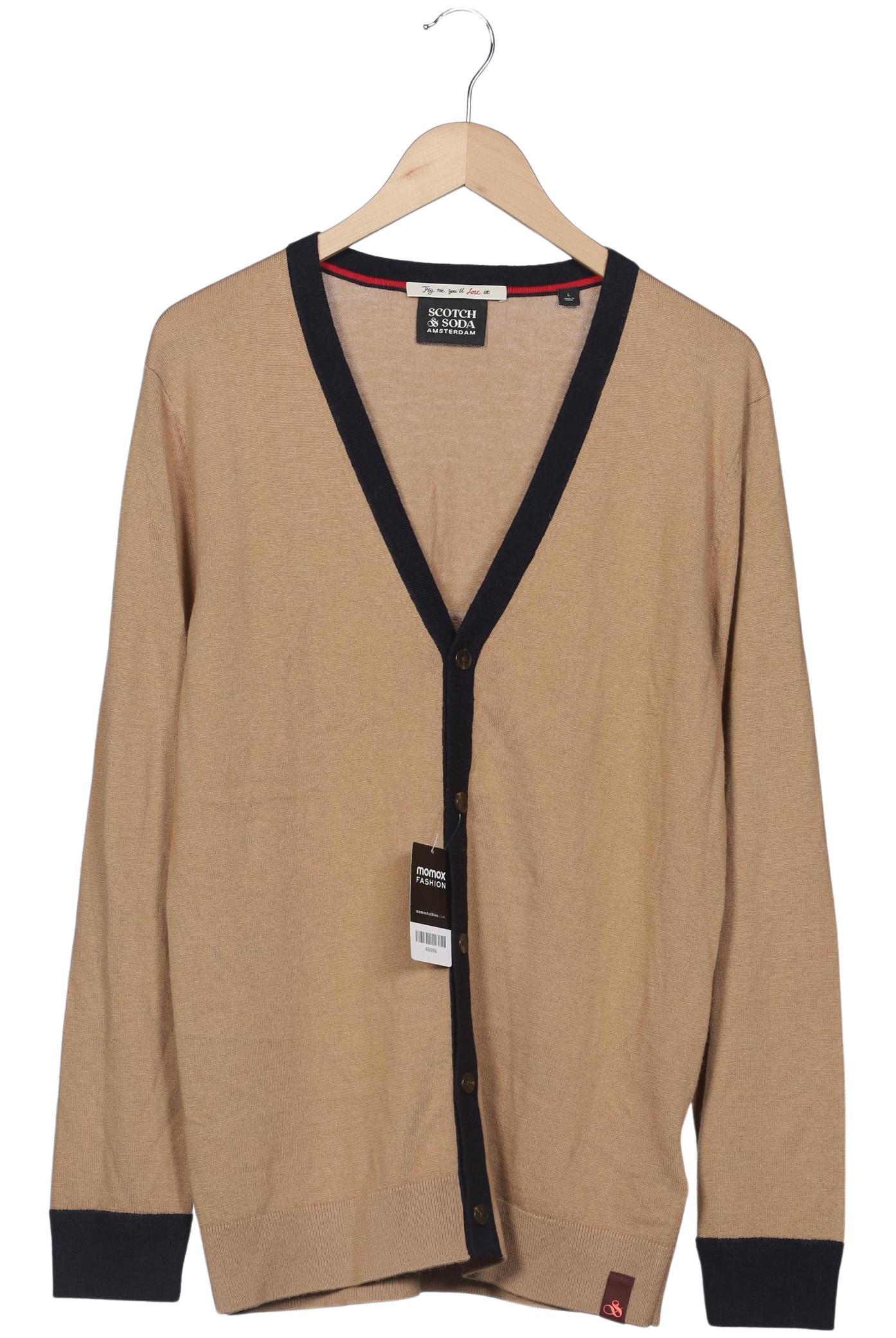 

Scotch & Soda Herren Strickjacke, beige, Gr. 52