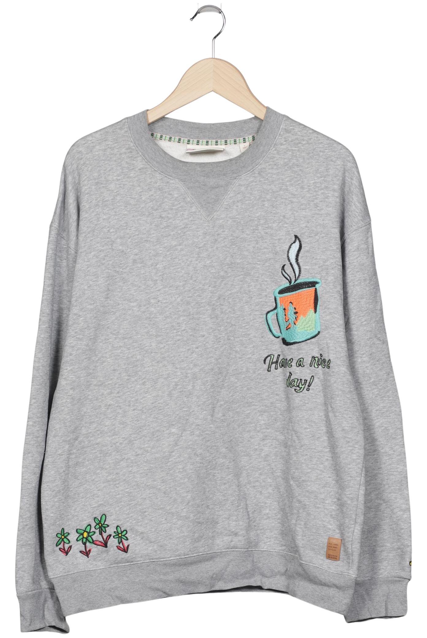 

Scotch & Soda Herren Sweatshirt, grau, Gr. 52