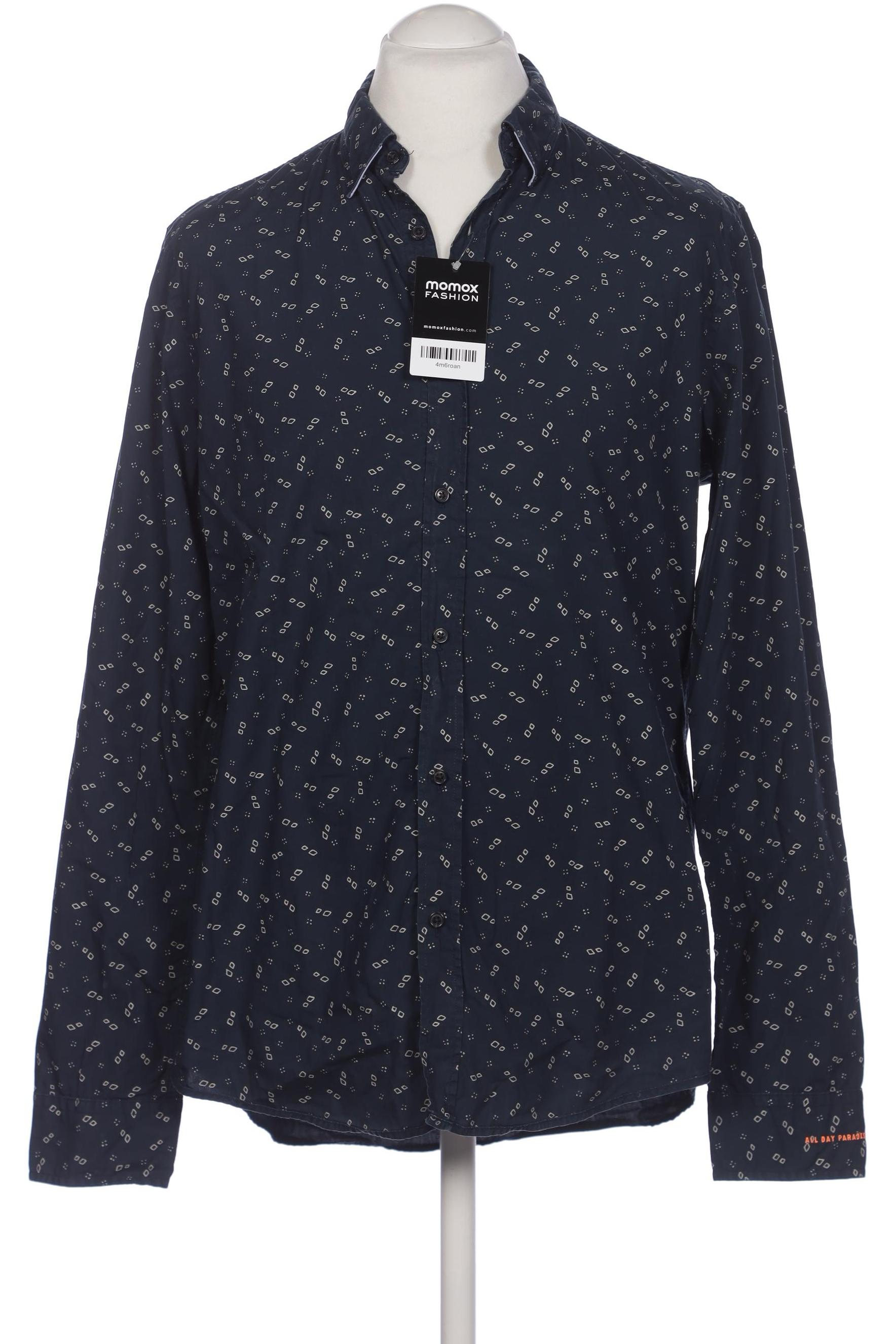 

Scotch & Soda Herren Hemd, marineblau, Gr. 52