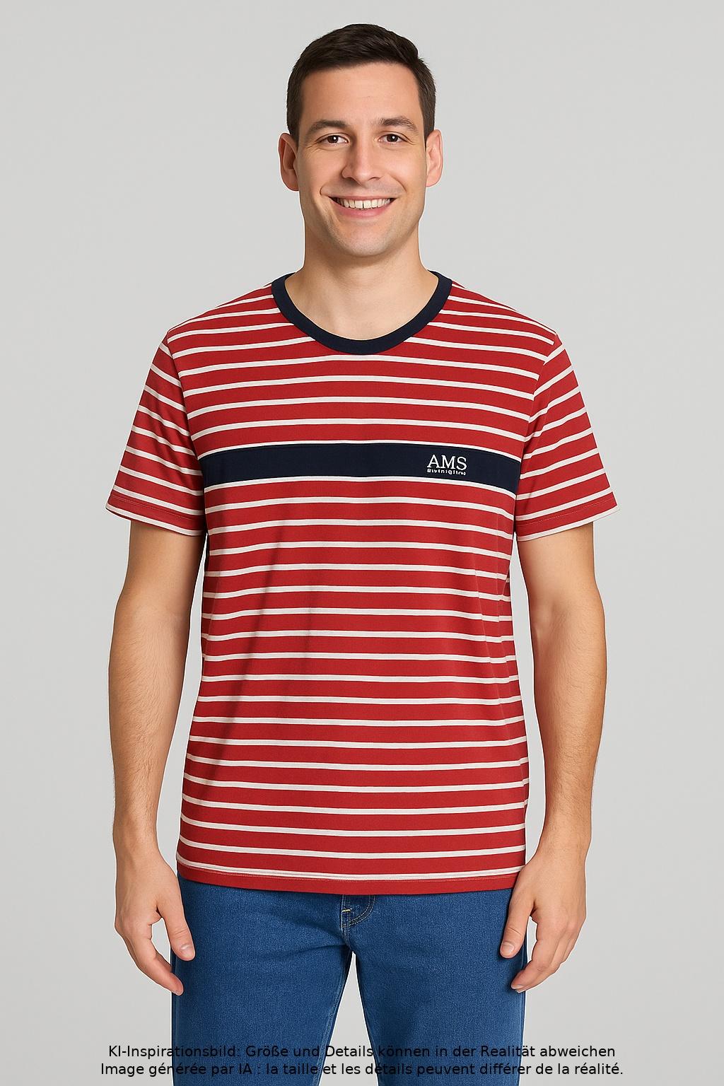 Thumbnail - Scotch &amp; Soda Herren T-Shirt, mehrfarbig, Gr. 52