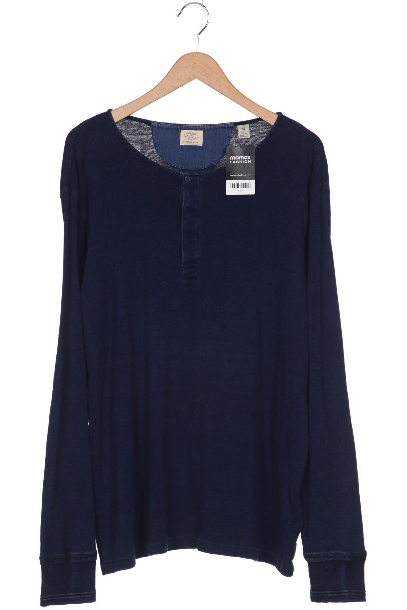 

Scotch & Soda Herren Langarmshirt, marineblau