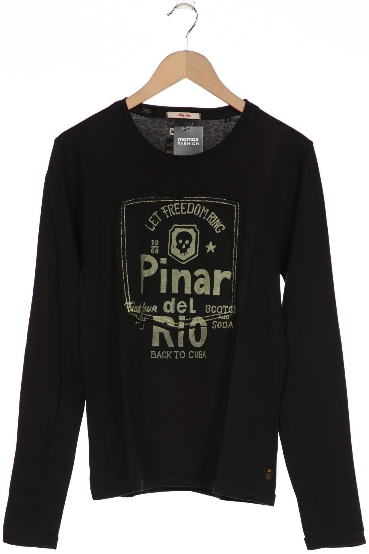 

Scotch & Soda Herren Langarmshirt, schwarz