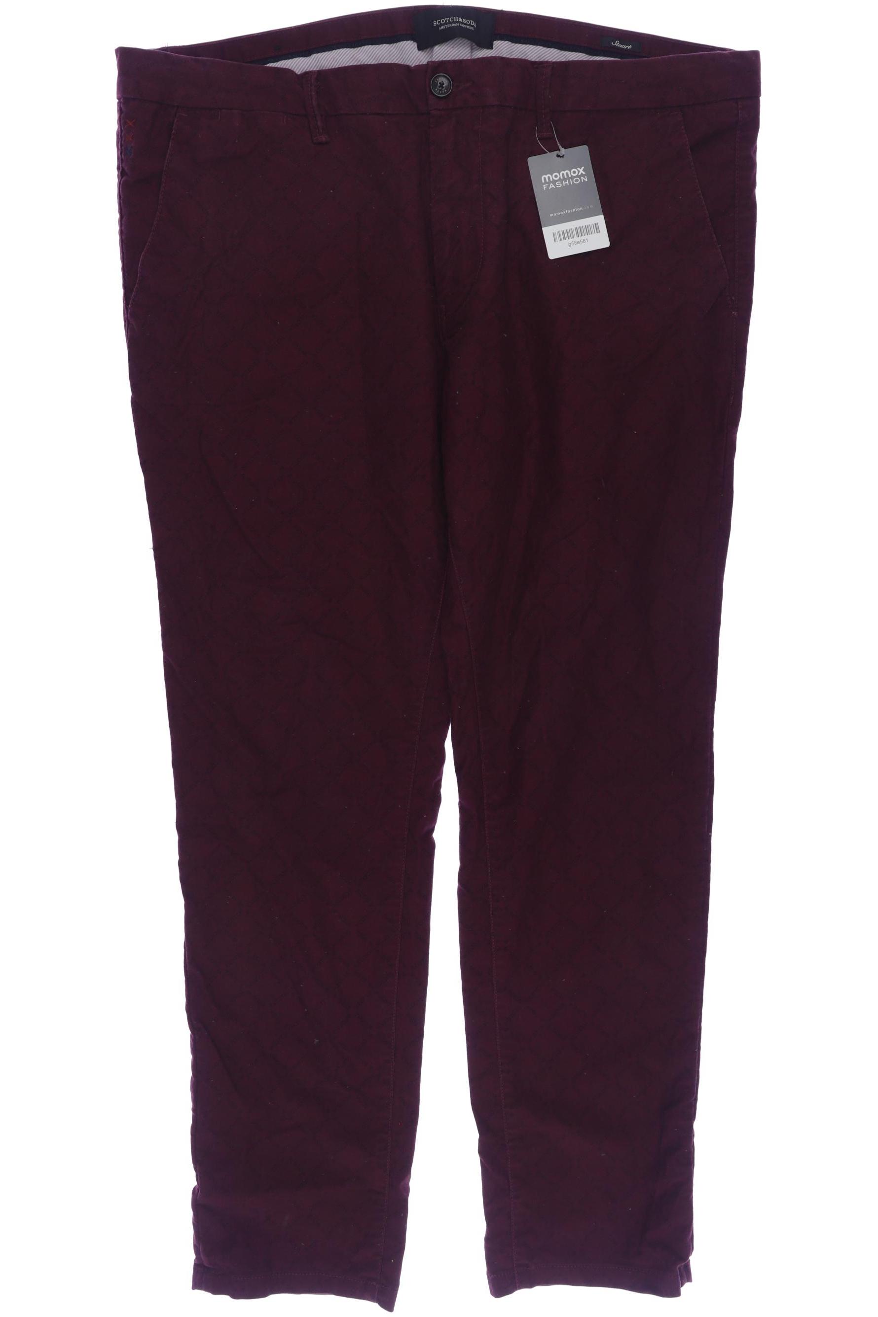 

Scotch & Soda Herren Stoffhose, bordeaux, Gr. 36
