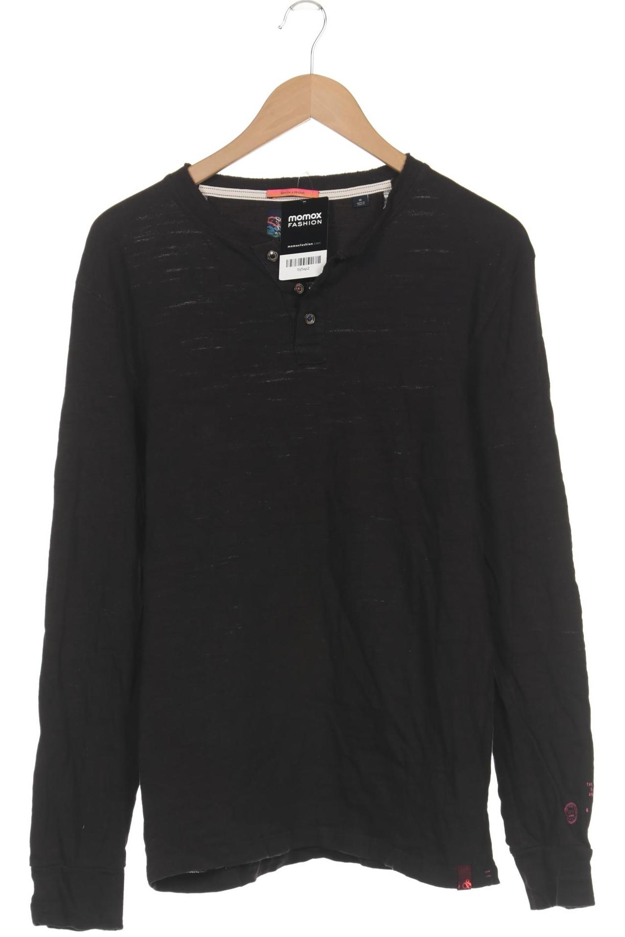 

Scotch & Soda Herren Langarmshirt, schwarz, Gr. 48