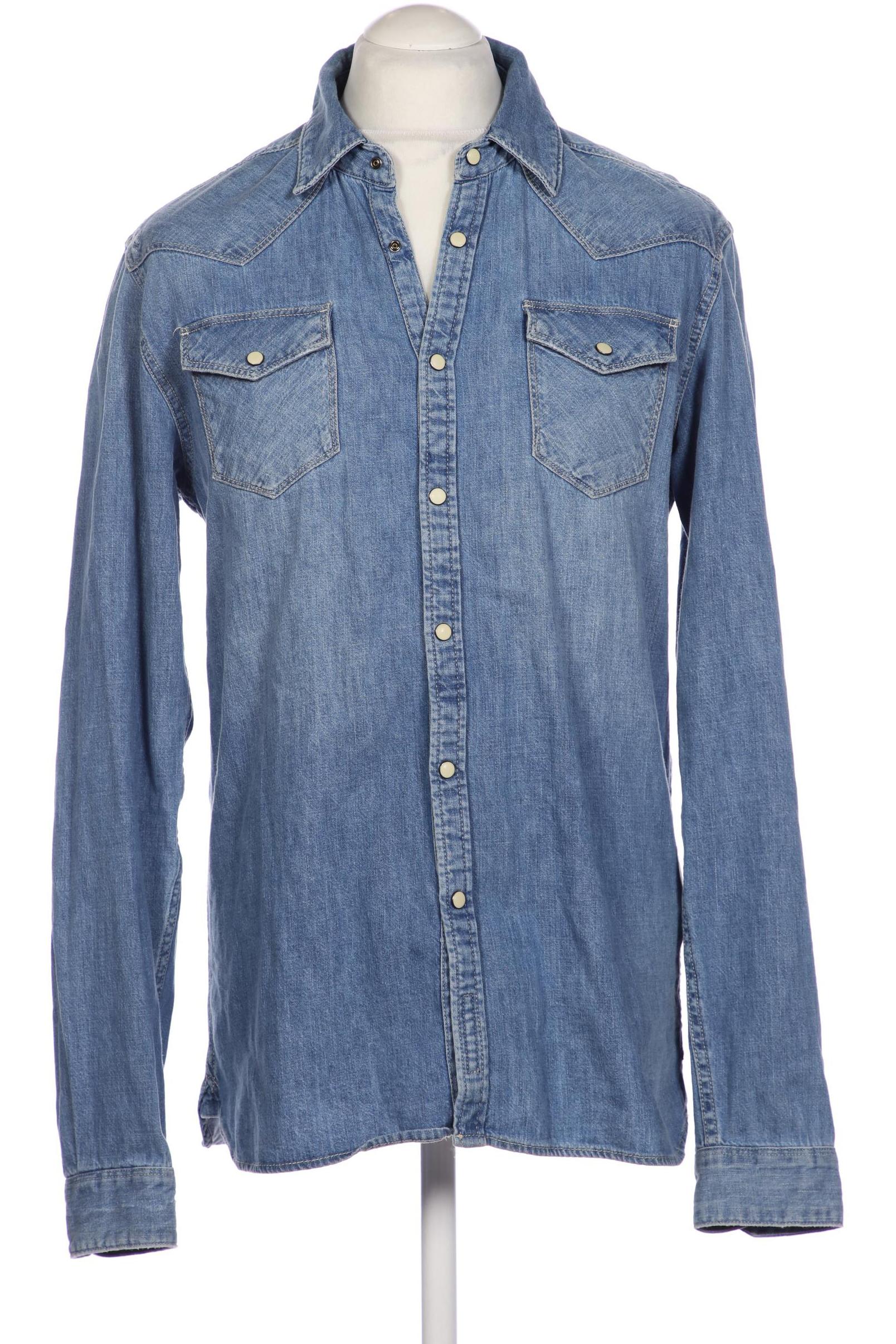 

Scotch & Soda Herren Hemd, blau, Gr. 52