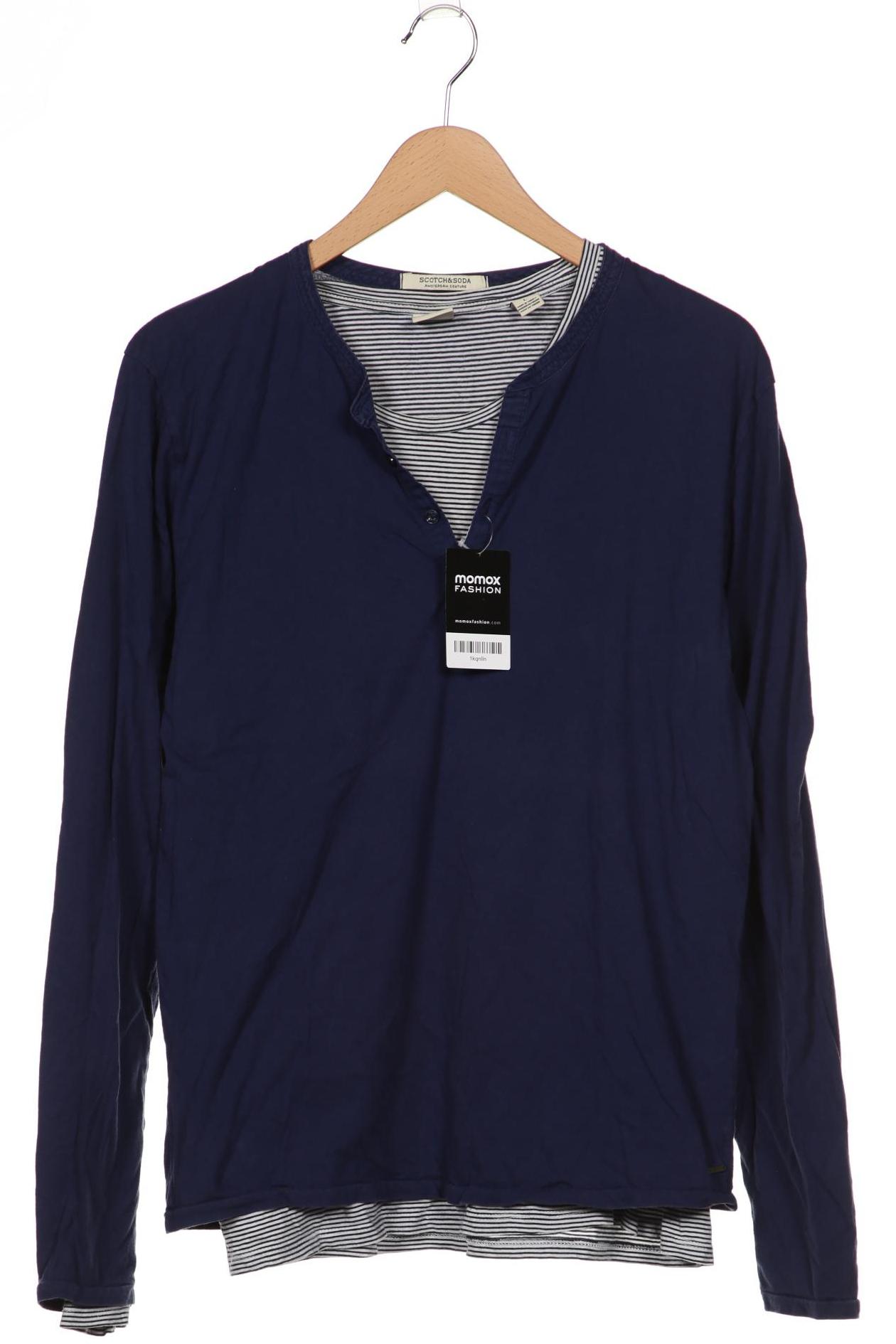 

Scotch & Soda Herren Langarmshirt, marineblau, Gr. 52