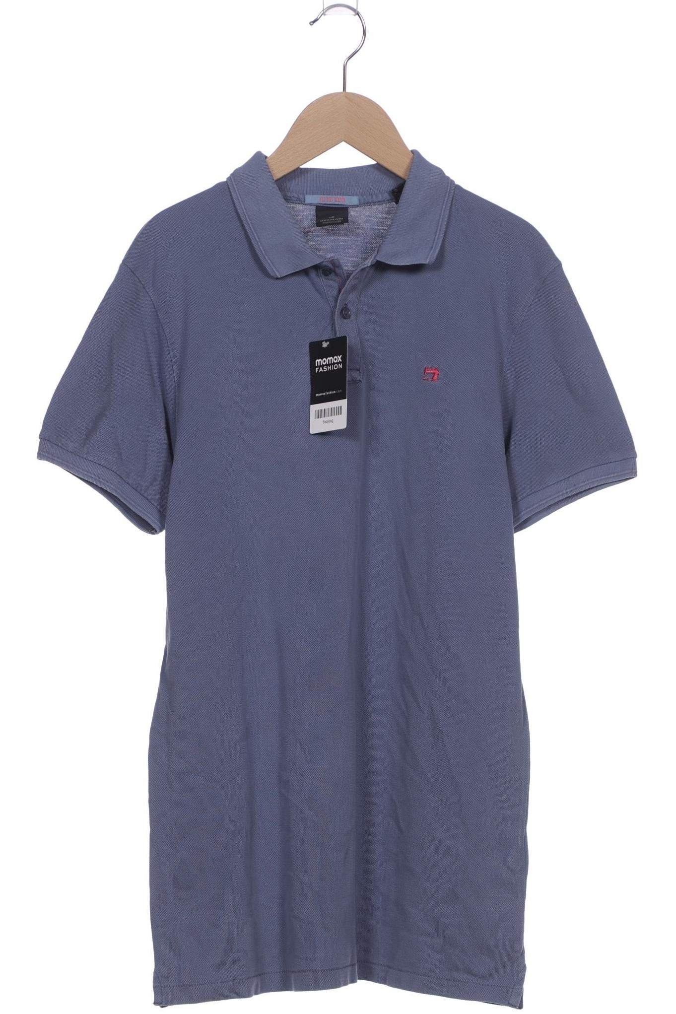 

Scotch & Soda Herren Poloshirt, blau, Gr. 48