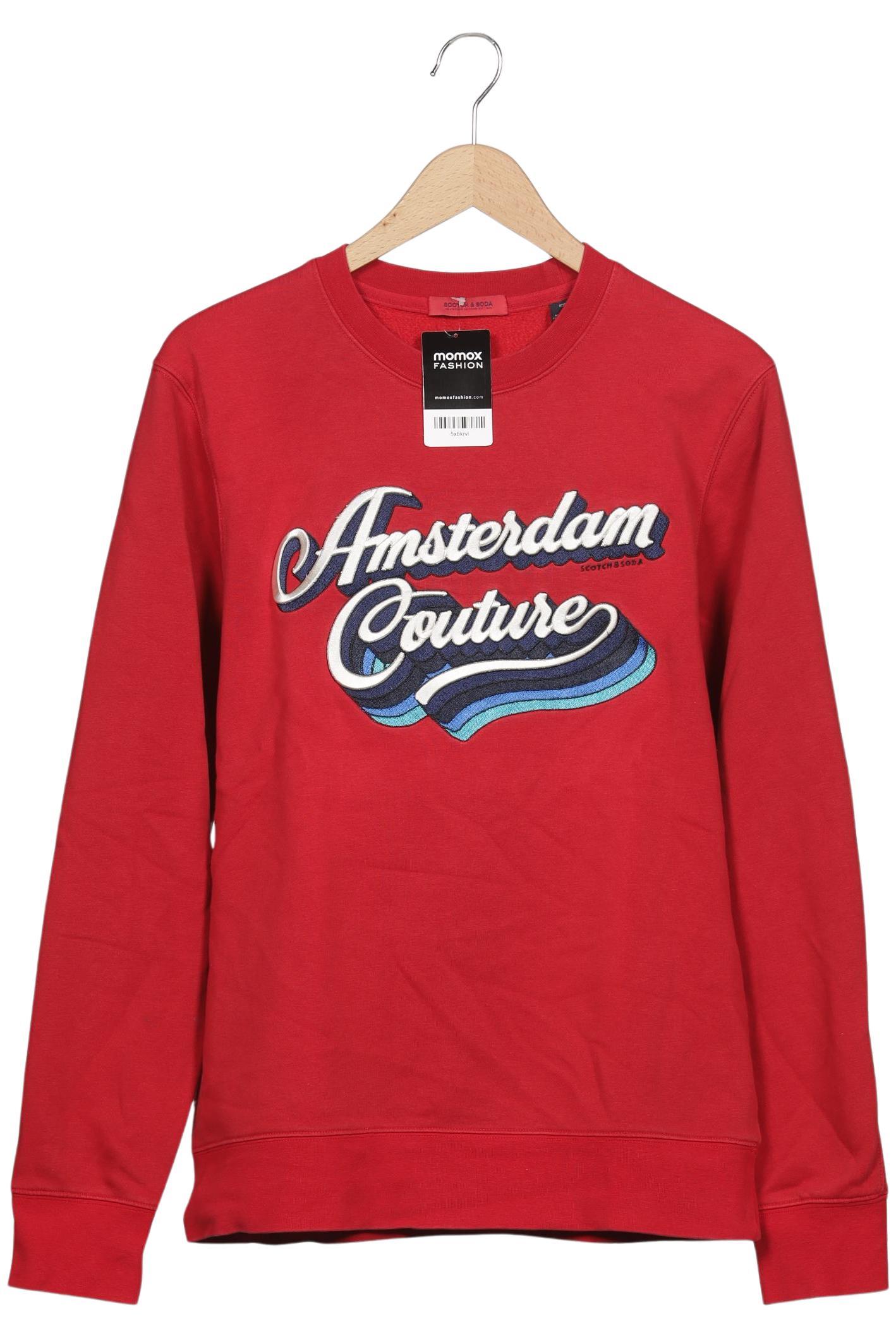 

Scotch & Soda Herren Sweatshirt, rot, Gr. 52