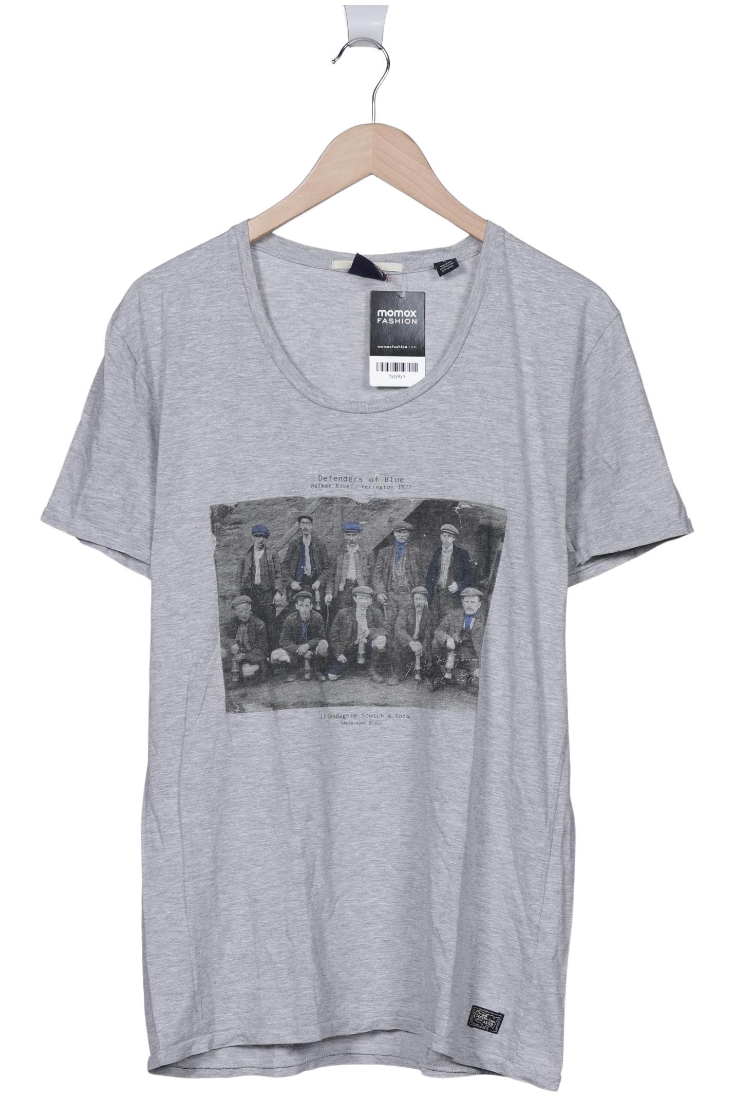 

Scotch & Soda Herren T-Shirt, grau, Gr. 52