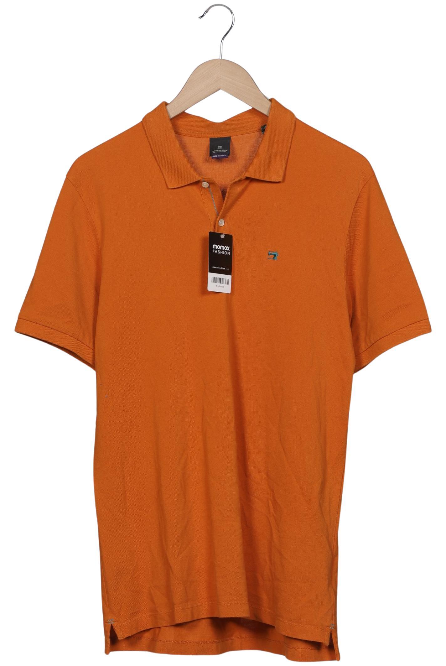 

Scotch & Soda Herren Poloshirt, orange, Gr. 48