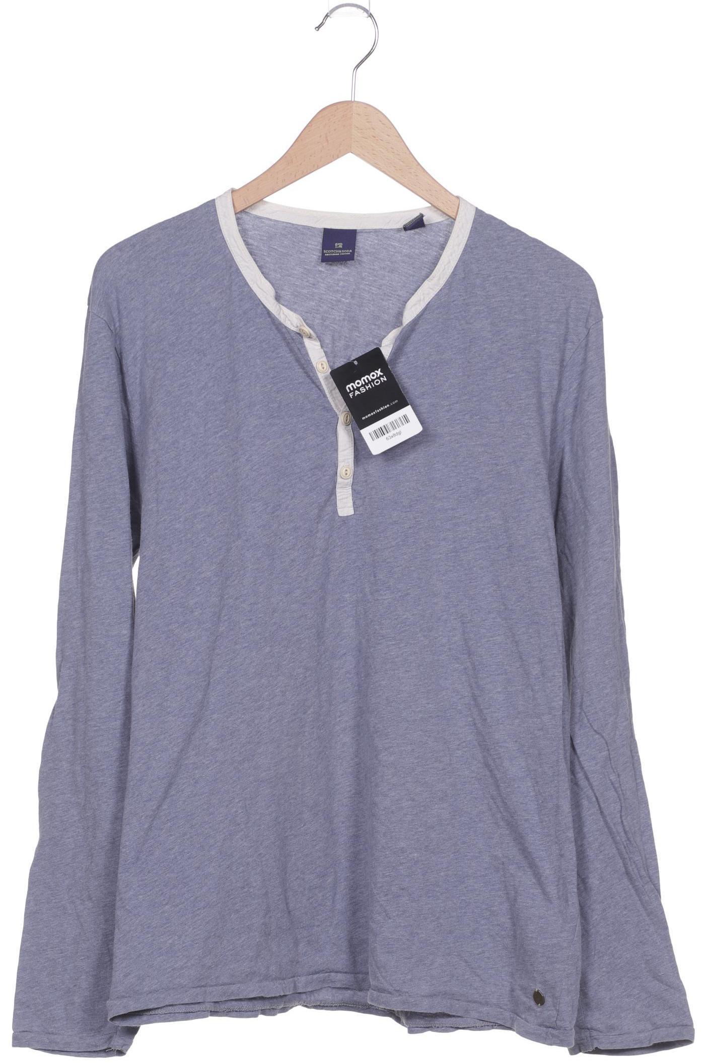 

Scotch & Soda Herren Langarmshirt, blau, Gr. 54