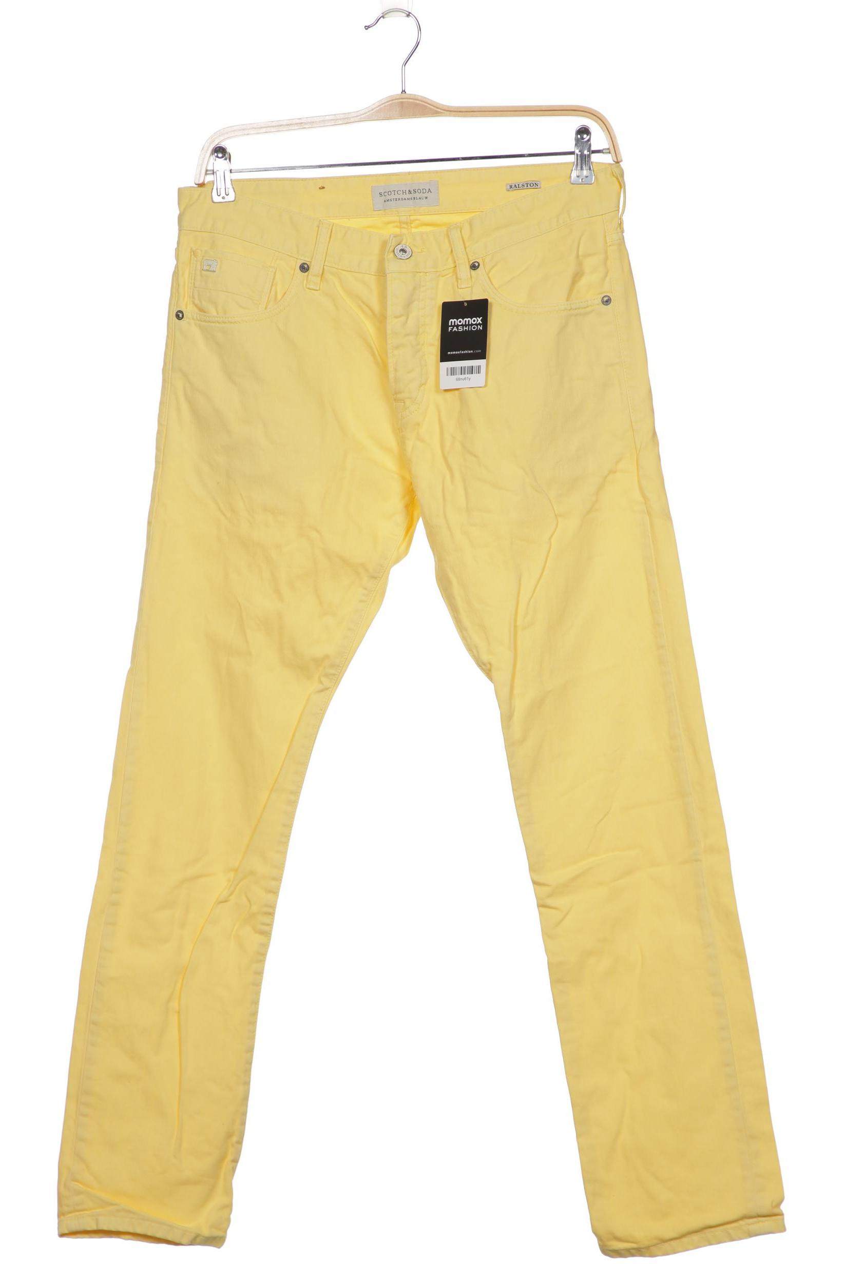 

Scotch & Soda Herren Jeans, gelb