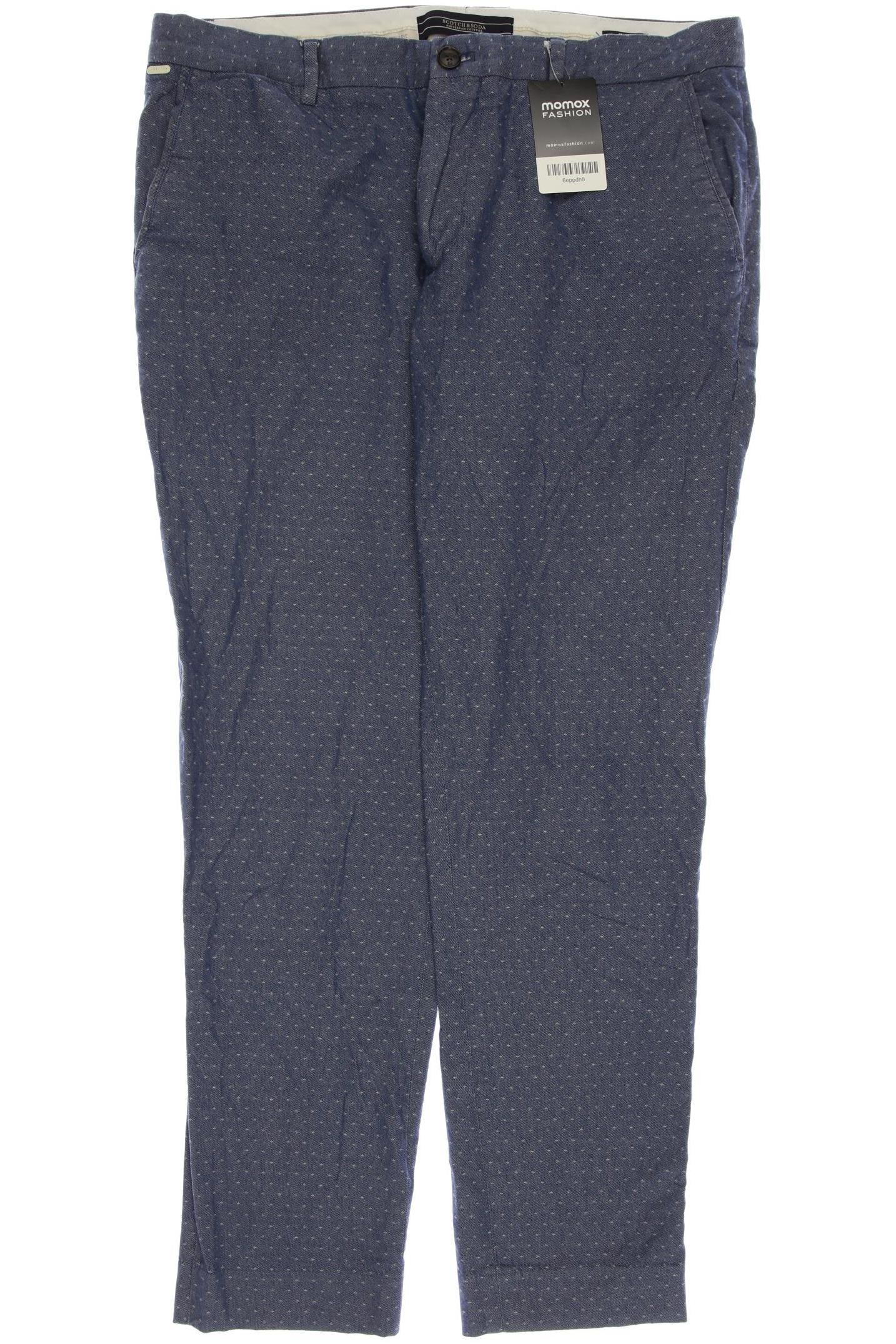 

Scotch & Soda Herren Stoffhose, blau