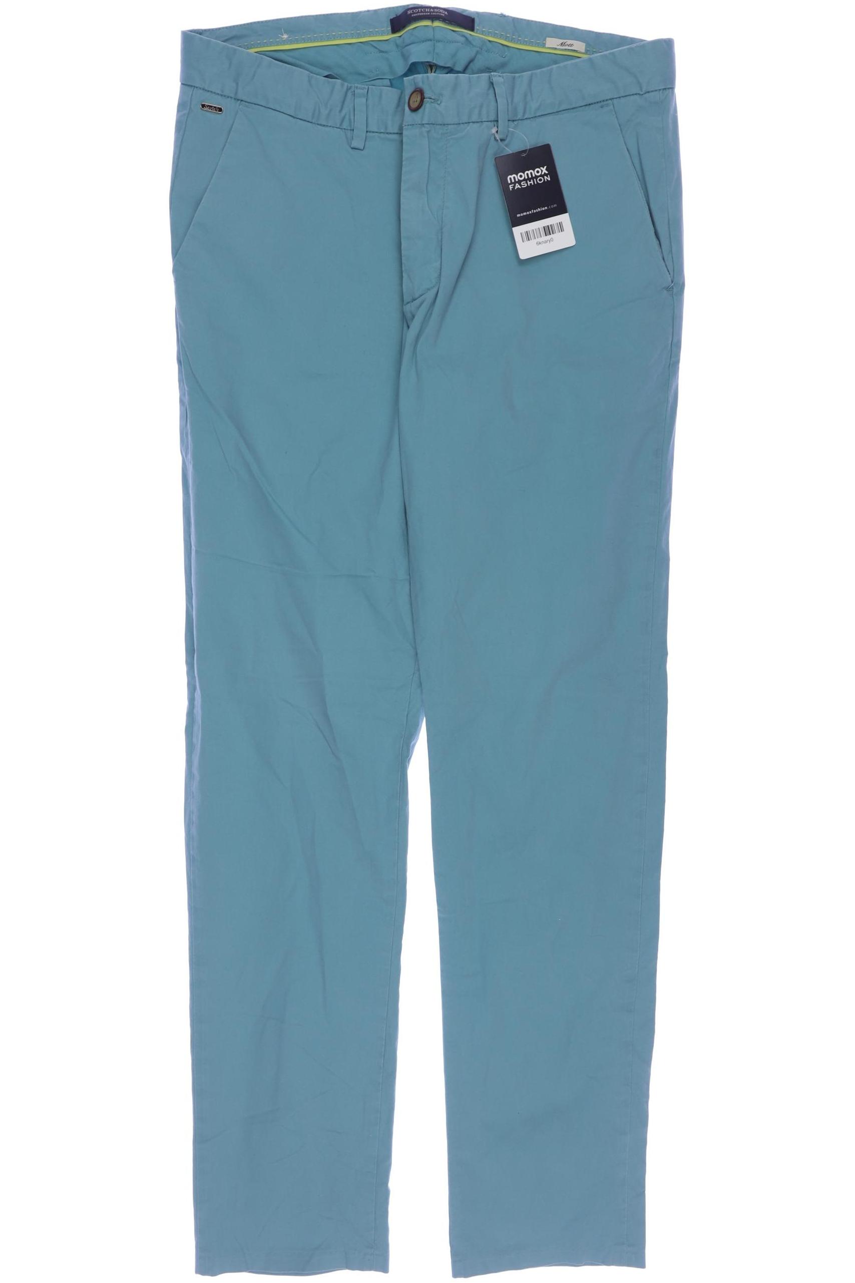 

Scotch & Soda Herren Stoffhose, türkis, Gr. 34