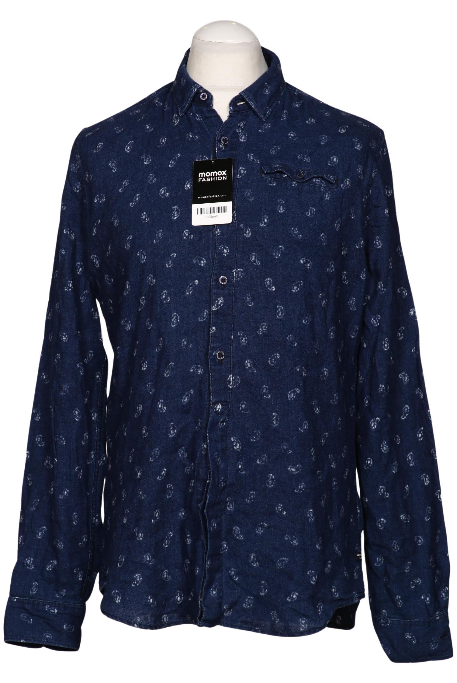 

Scotch & Soda Herren Hemd, blau, Gr. 48