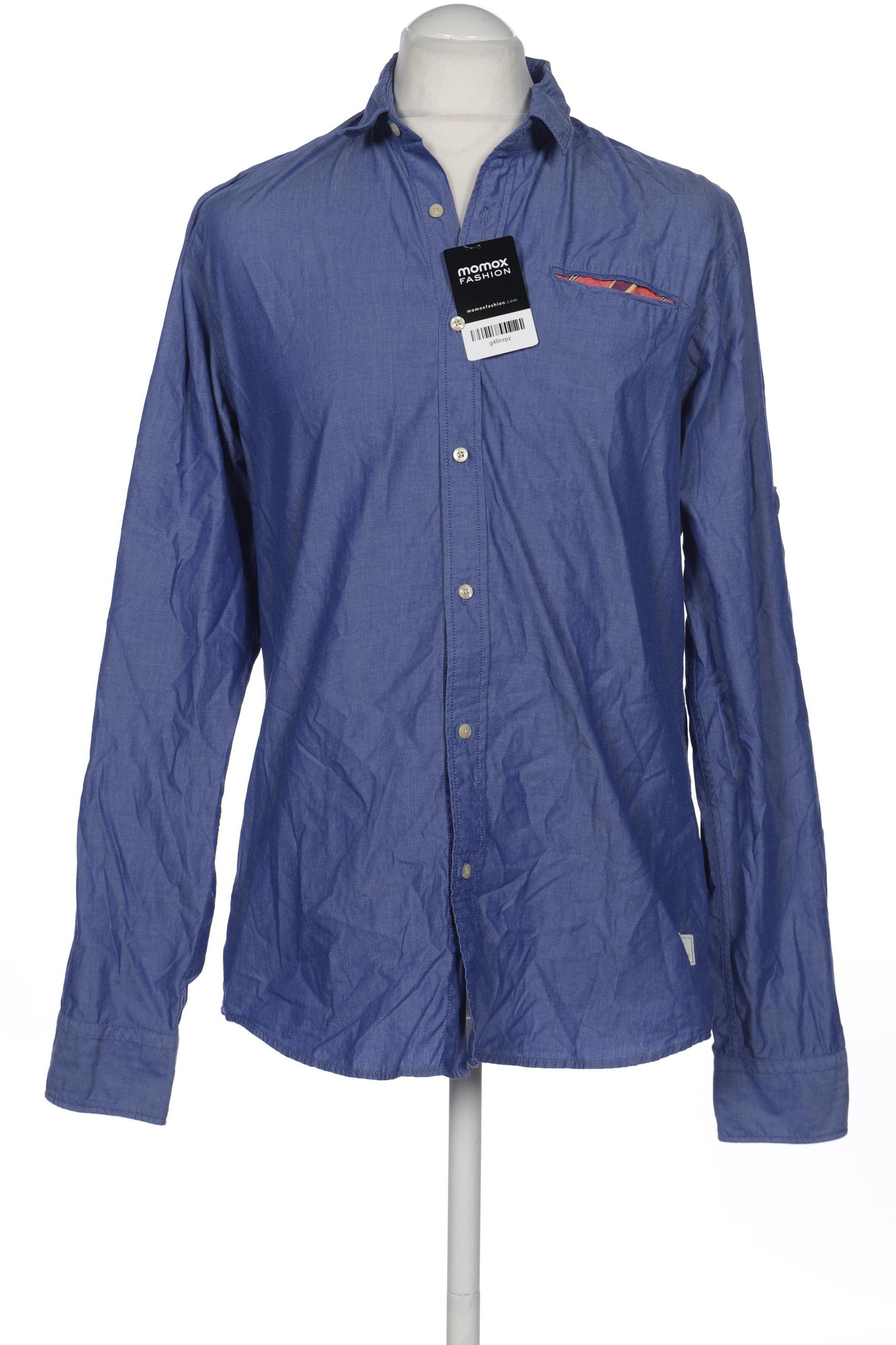 

Scotch & Soda Herren Hemd, blau, Gr. 52