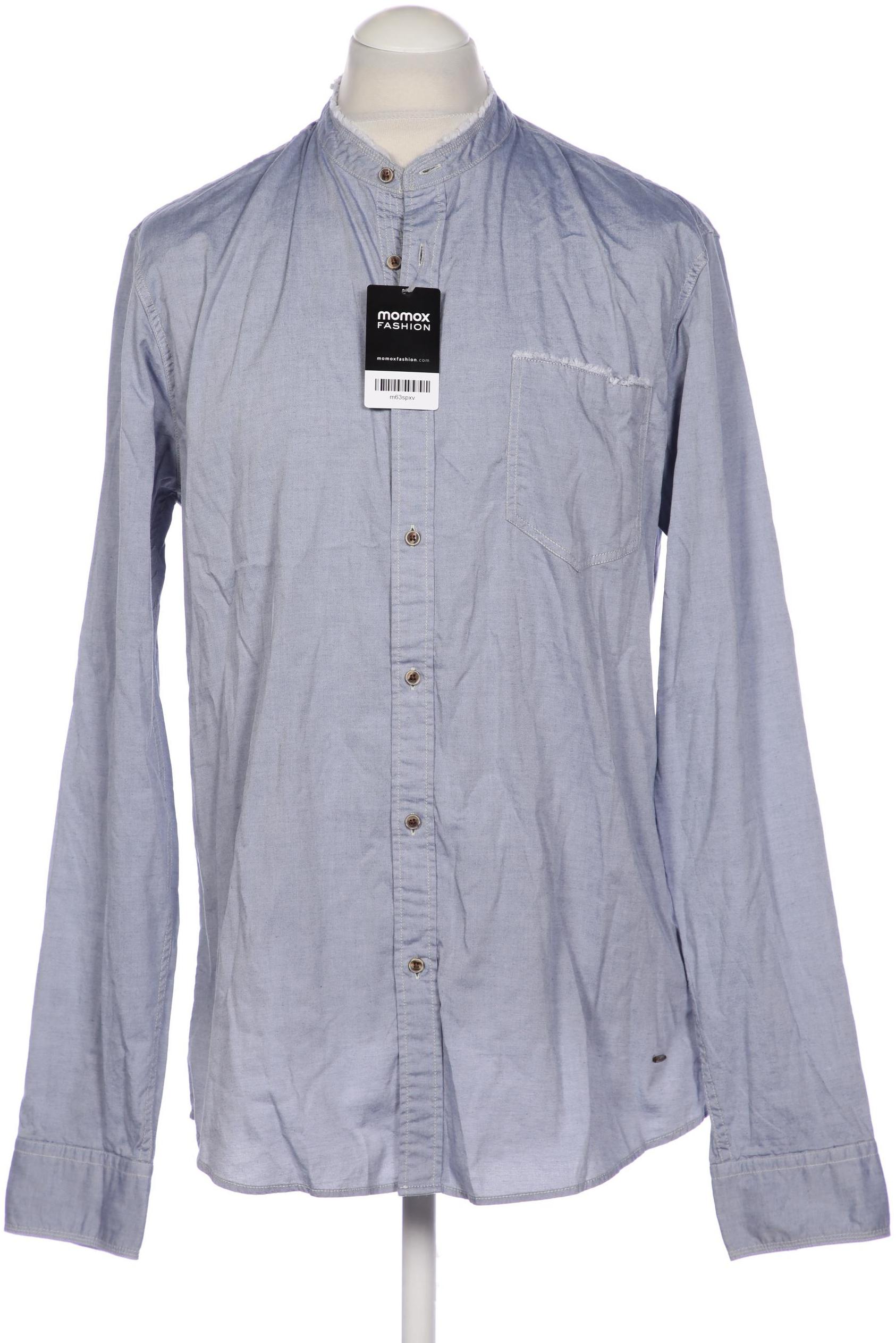 

Scotch & Soda Herren Hemd, blau, Gr. 54