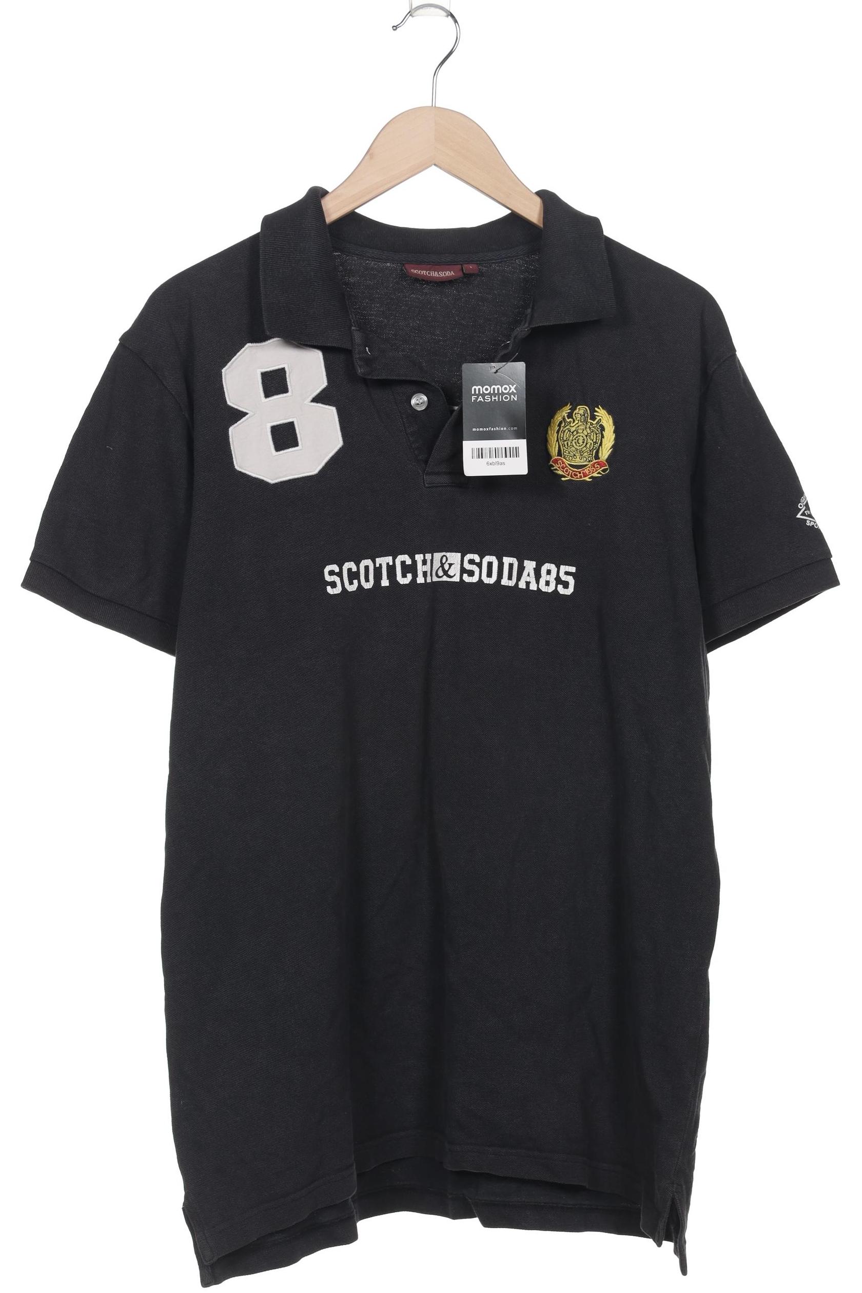 

Scotch & Soda Herren Poloshirt, schwarz, Gr. 52