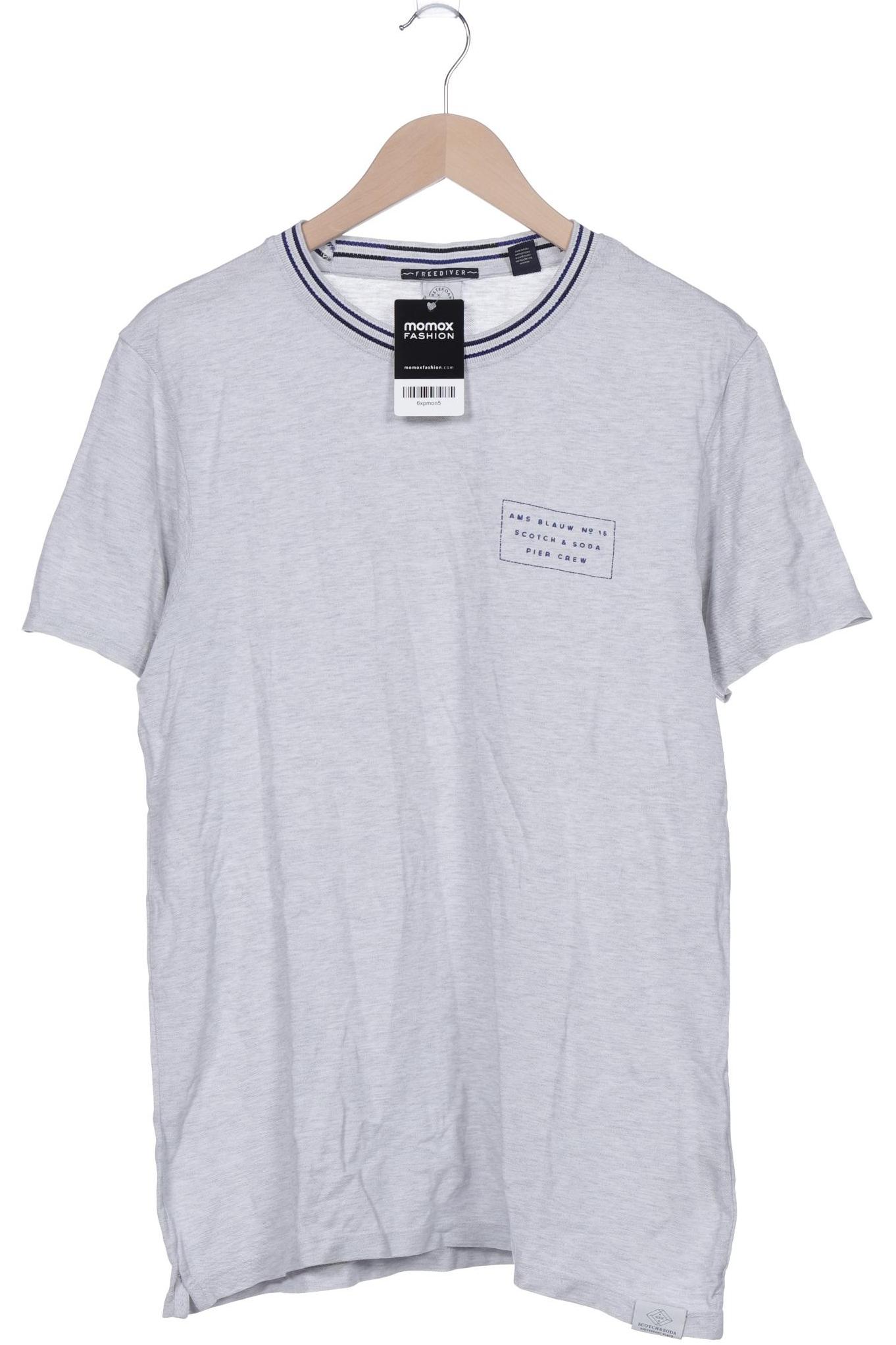

Scotch & Soda Herren T-Shirt, grau, Gr. 52