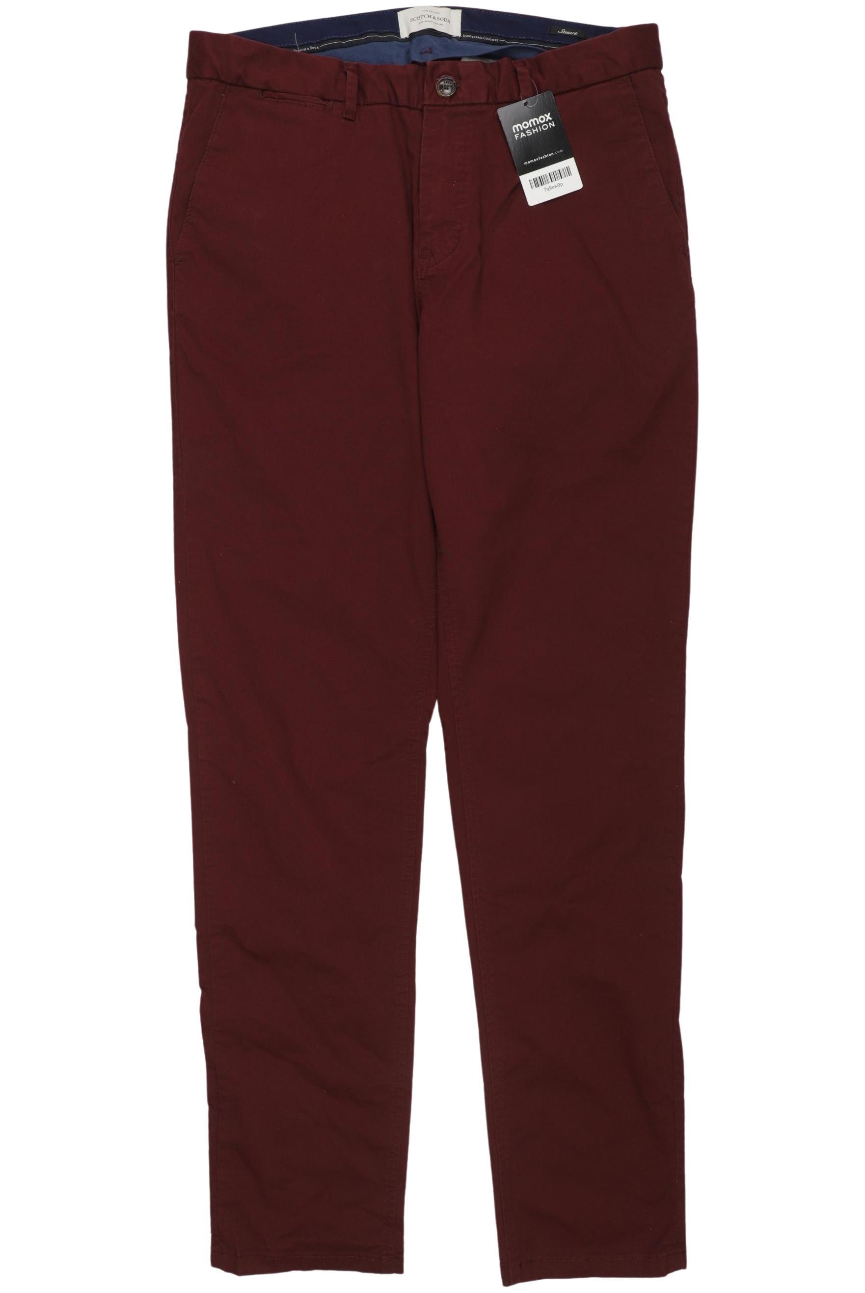 

Scotch & Soda Herren Stoffhose, bordeaux, Gr. 32