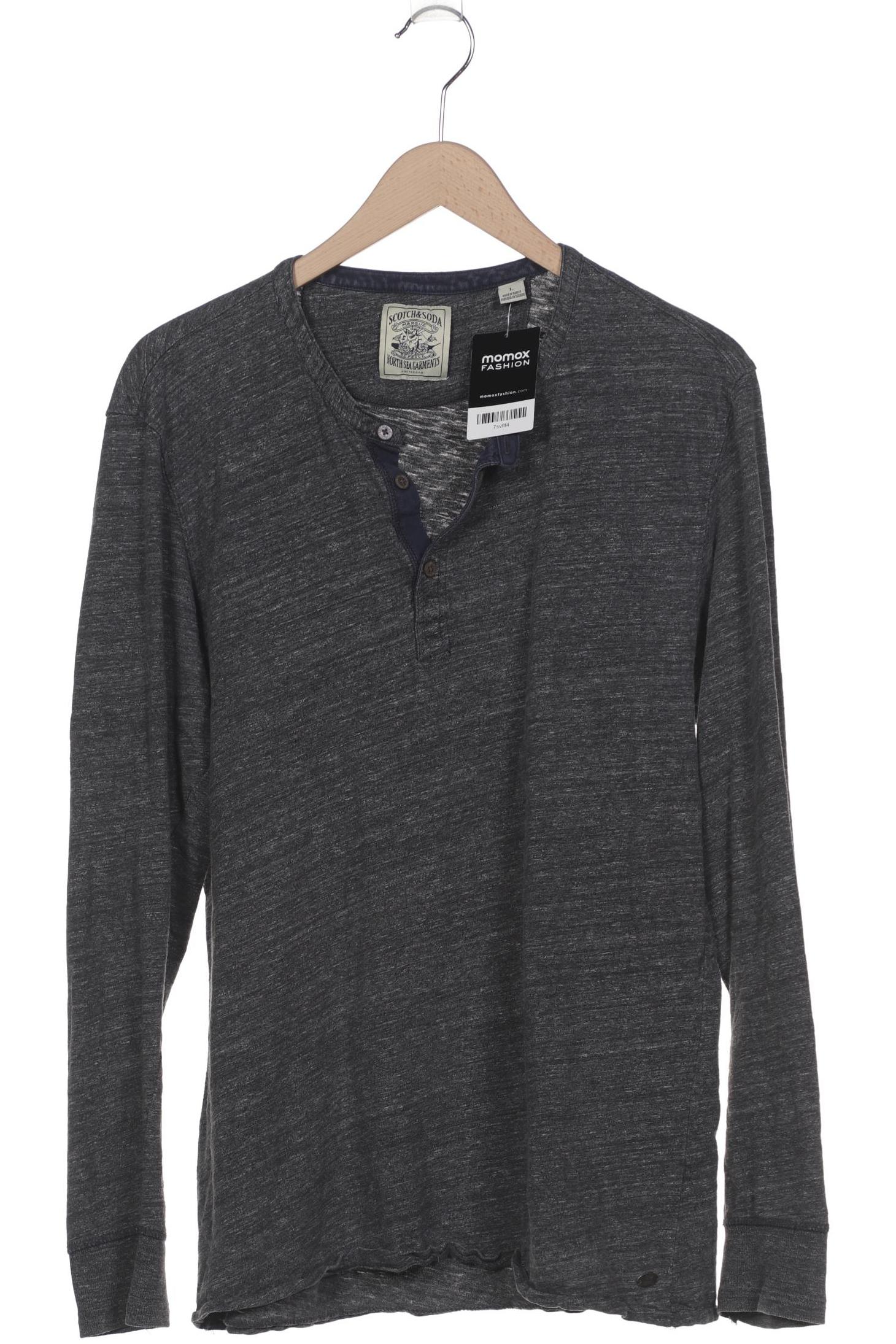 

Scotch & Soda Herren Langarmshirt, grau, Gr. 52