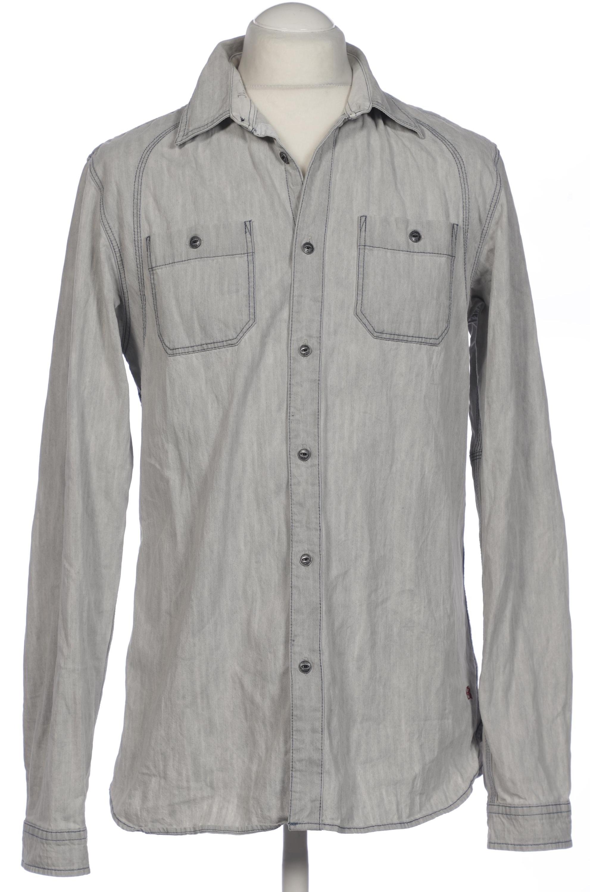 

Scotch & Soda Herren Hemd, grau, Gr. 52