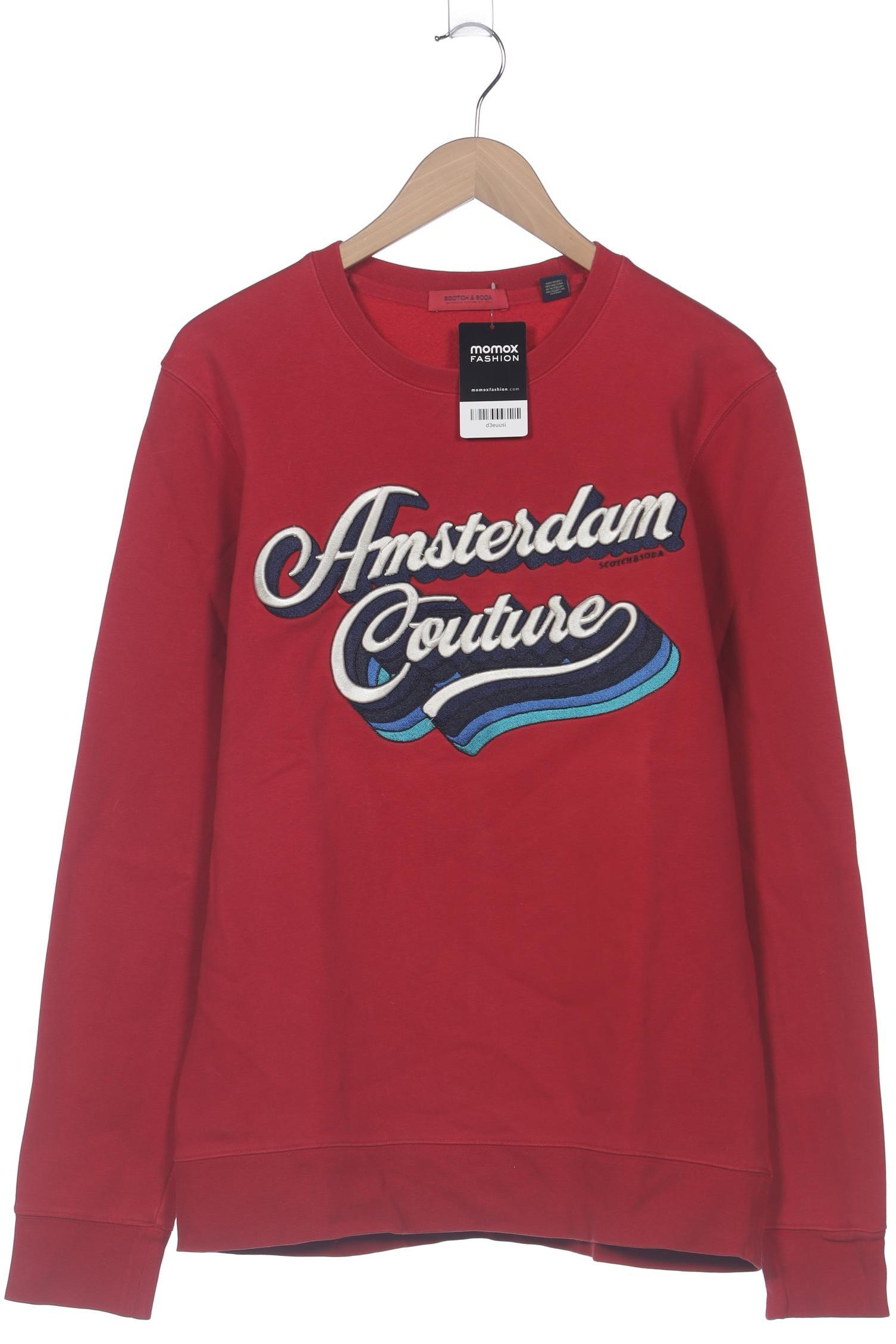 

Scotch & Soda Herren Sweatshirt, rot, Gr. 54