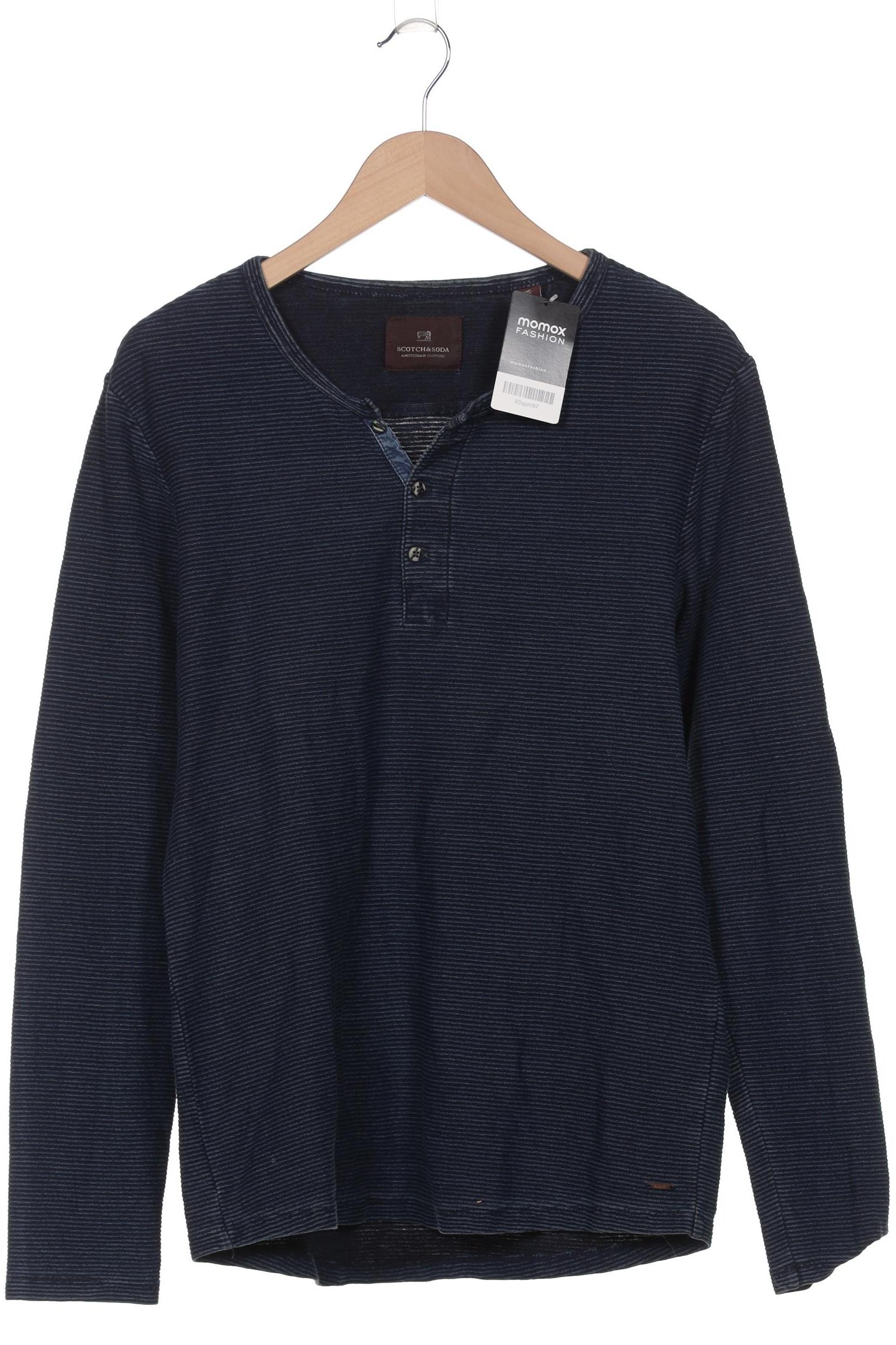 

Scotch & Soda Herren Langarmshirt, marineblau, Gr. 52