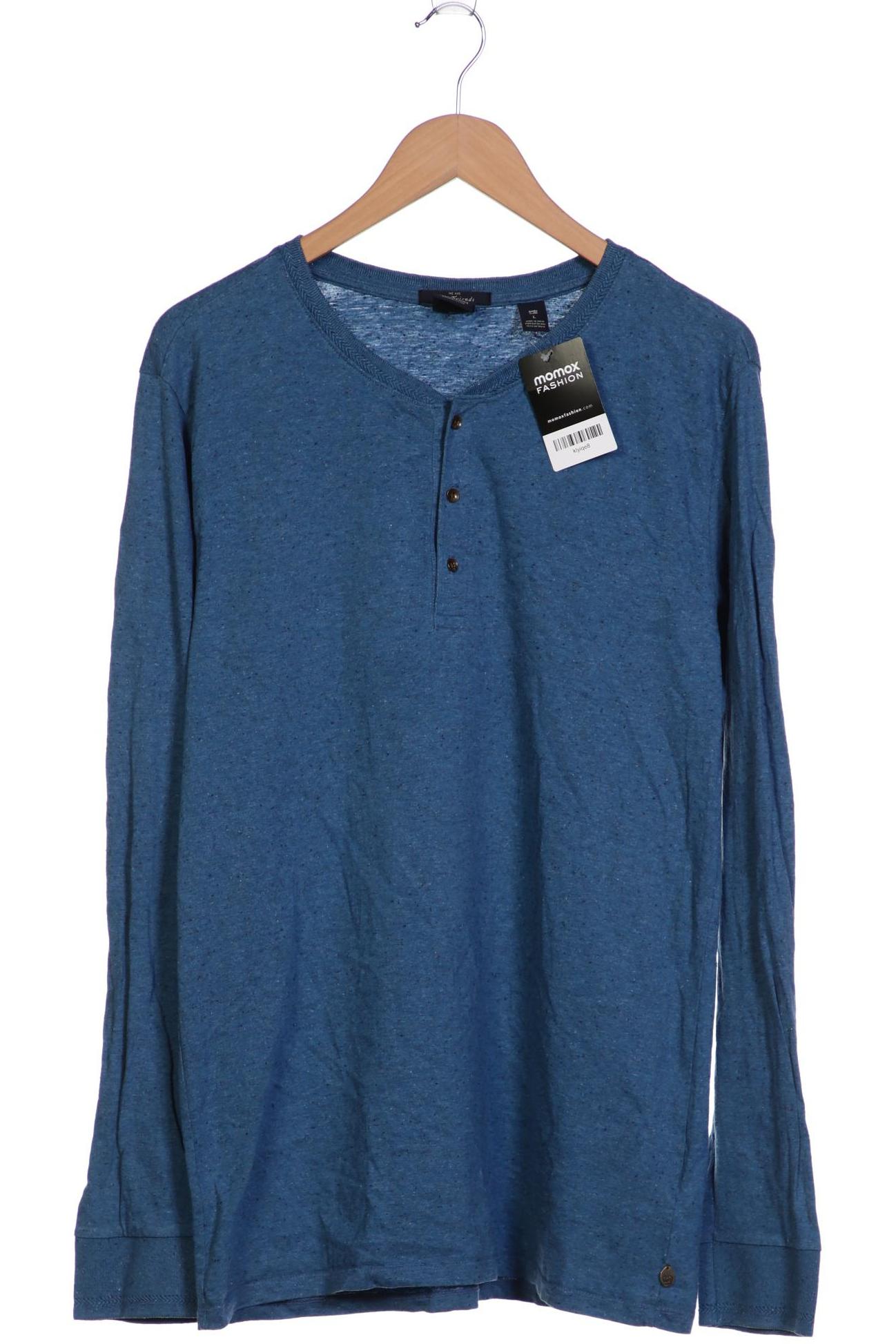 

Scotch & Soda Herren Langarmshirt, blau