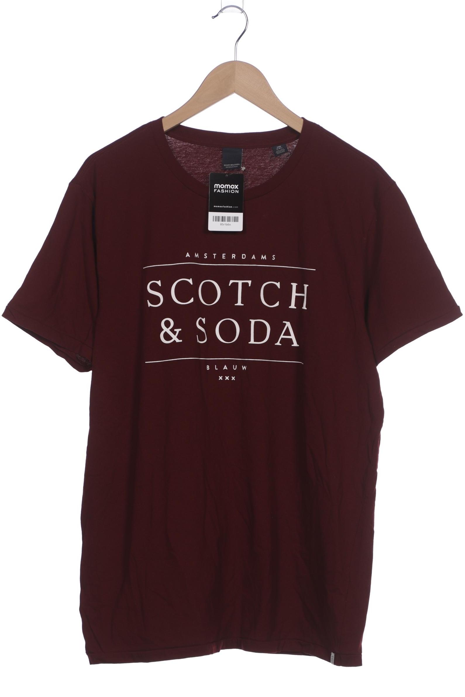 

Scotch & Soda Herren T-Shirt, bordeaux, Gr. 56