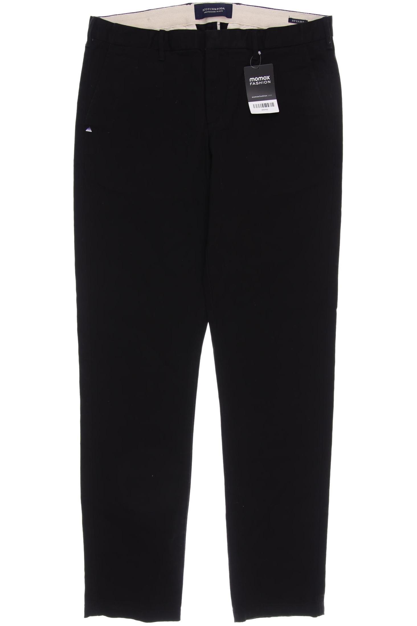 

Scotch & Soda Herren Stoffhose, schwarz