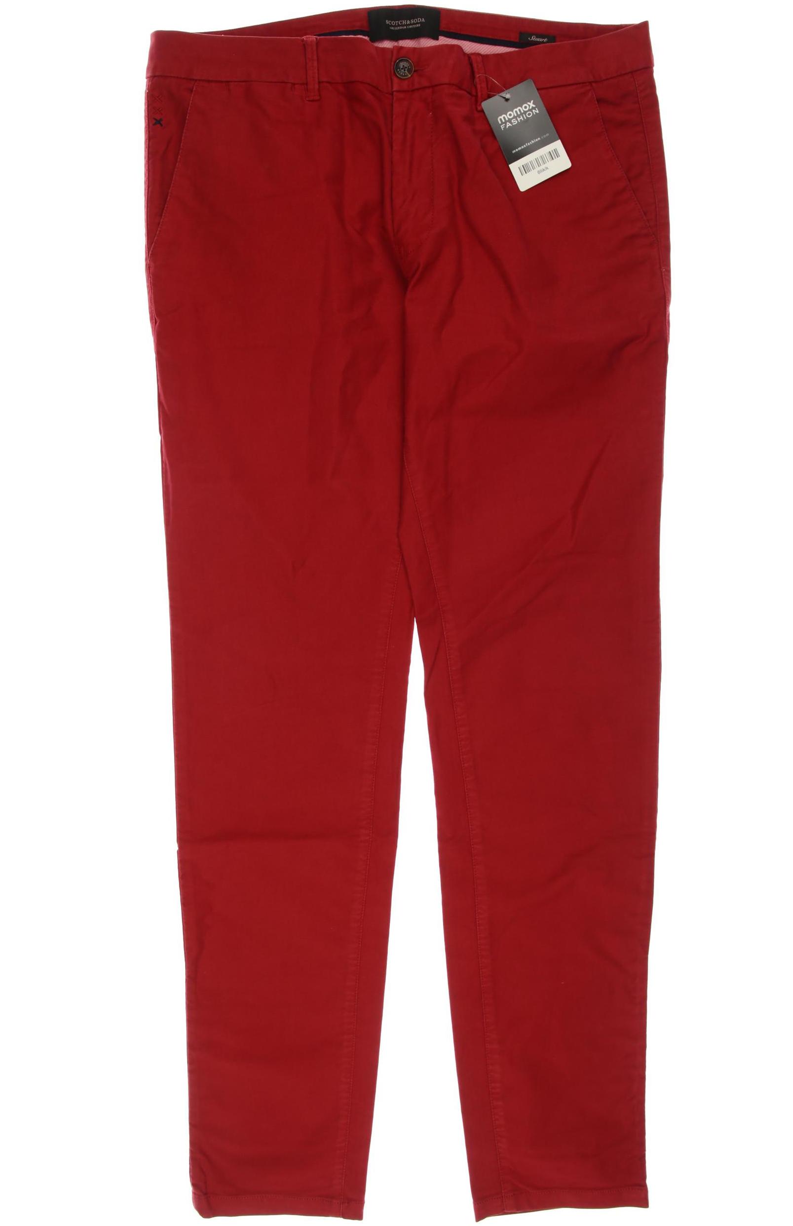 

Scotch & Soda Herren Stoffhose, rot