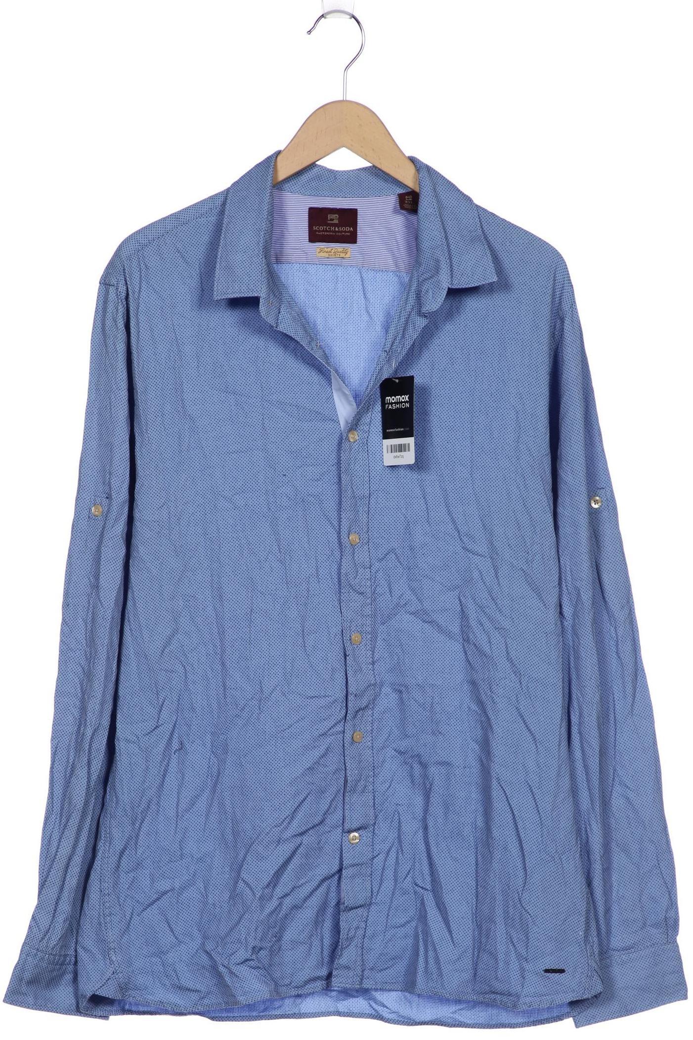

Scotch & Soda Herren Hemd, blau, Gr. 56