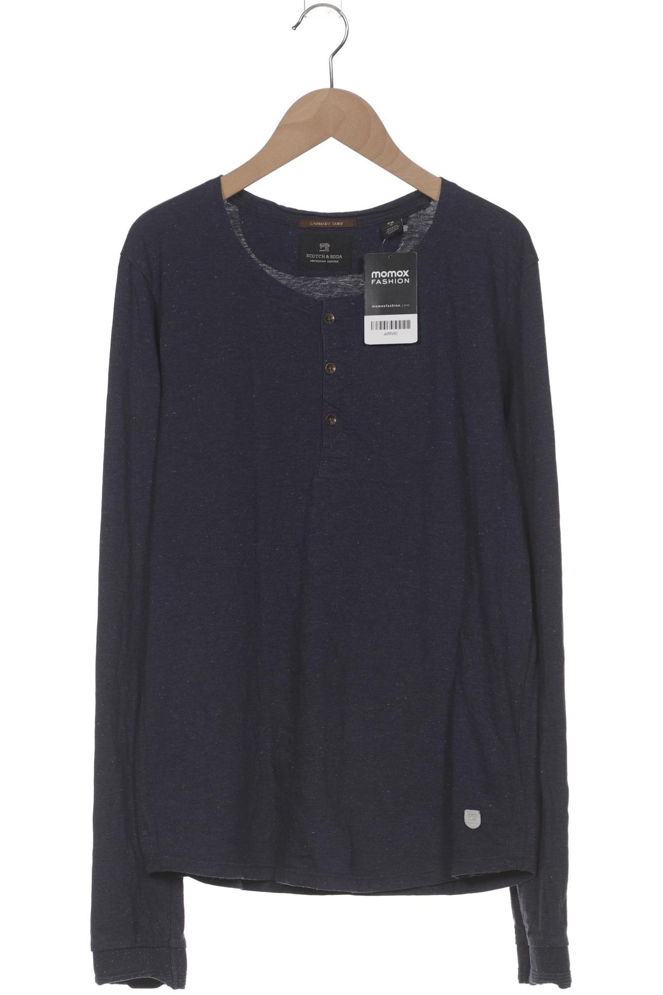 

Scotch & Soda Herren Langarmshirt, marineblau, Gr. 46