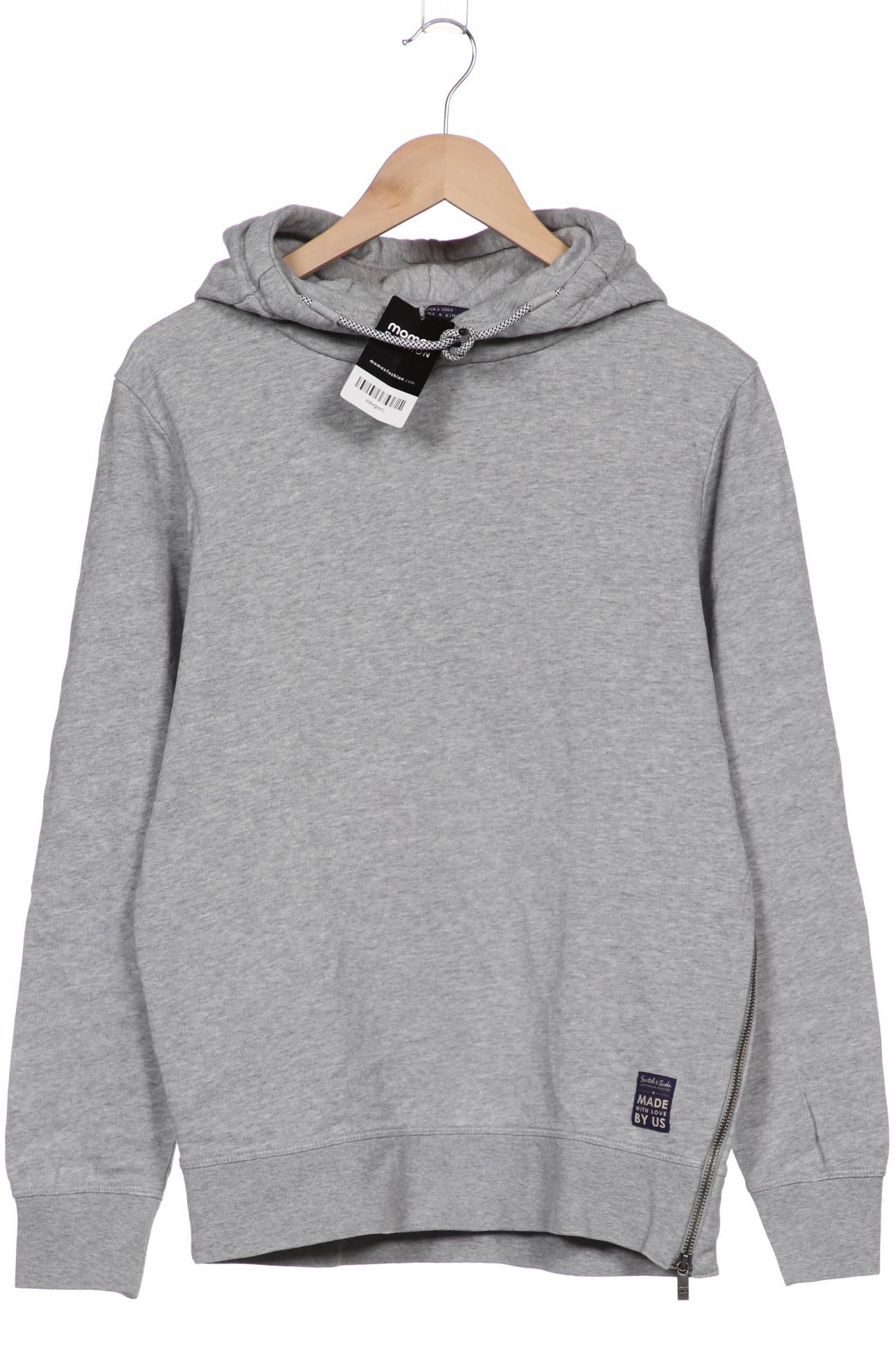 

Scotch & Soda Herren Kapuzenpullover, grau, Gr. 46