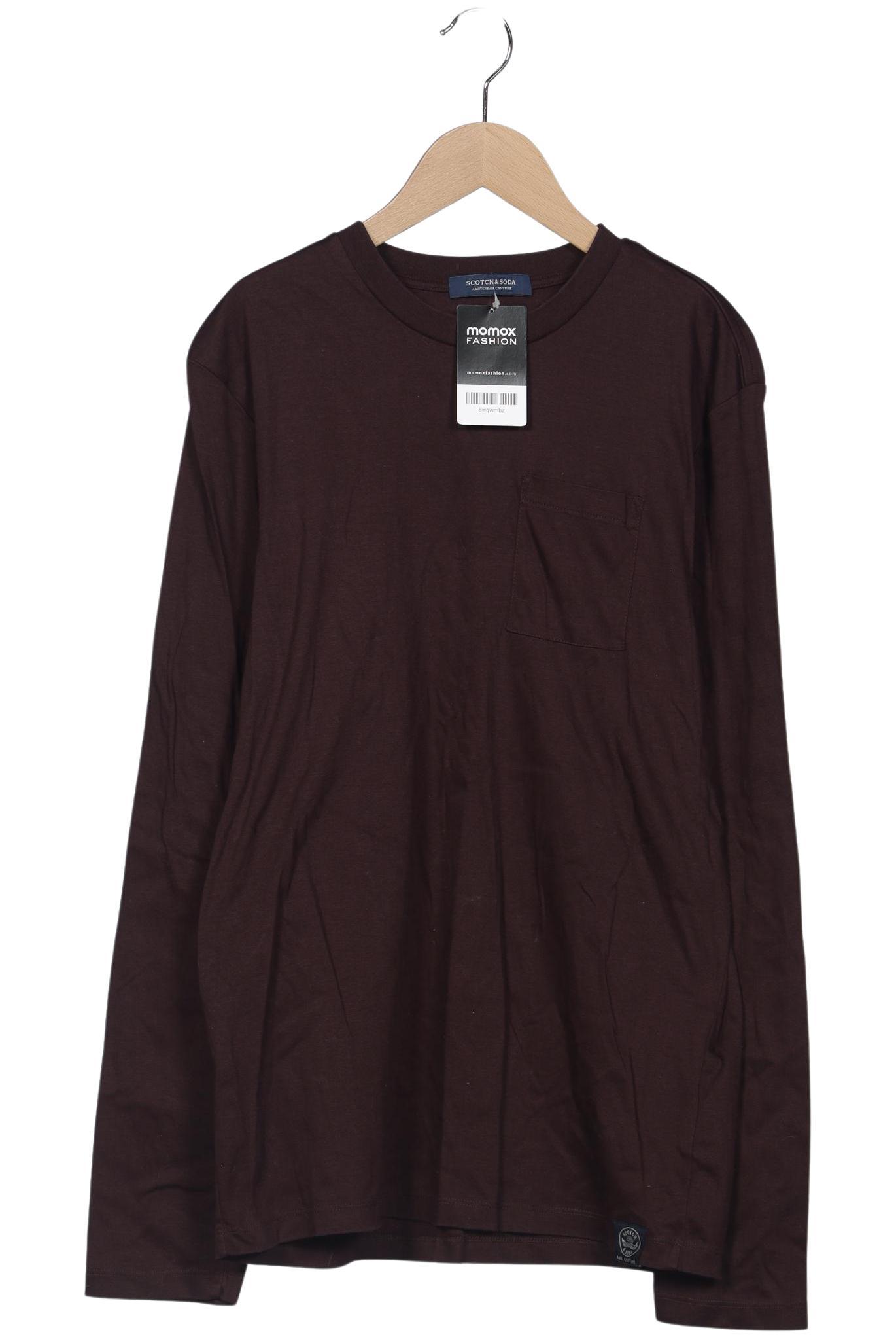 

Scotch & Soda Herren Langarmshirt, bordeaux, Gr. 48