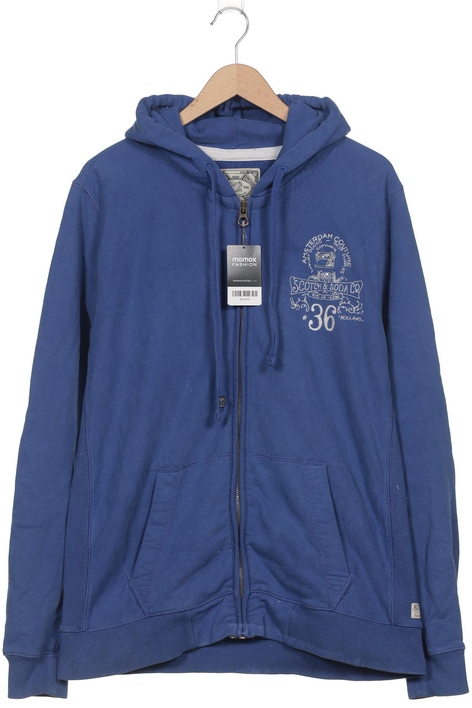 

Scotch & Soda Herren Kapuzenpullover, blau, Gr. 56