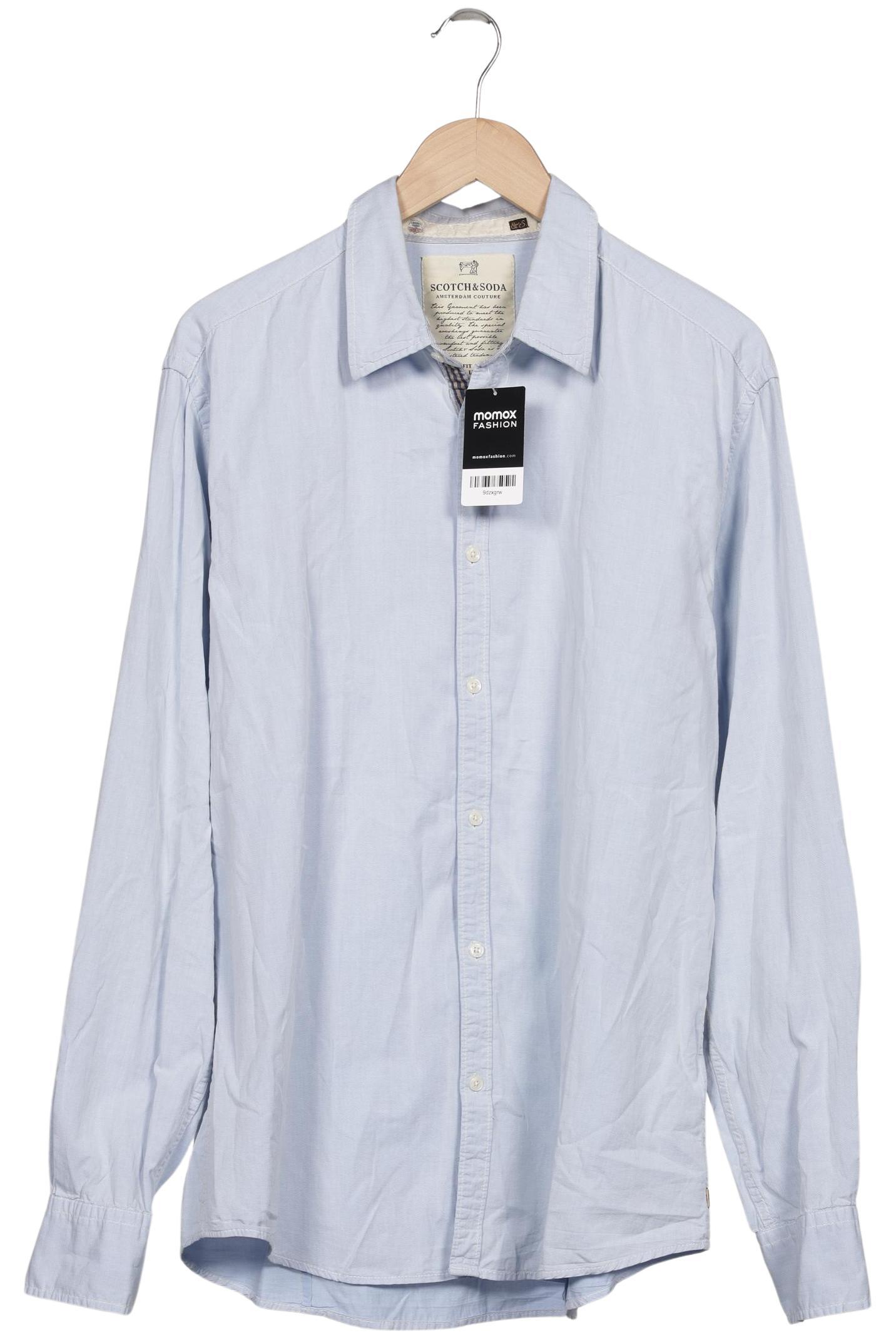 

Scotch & Soda Herren Hemd, blau, Gr. 56