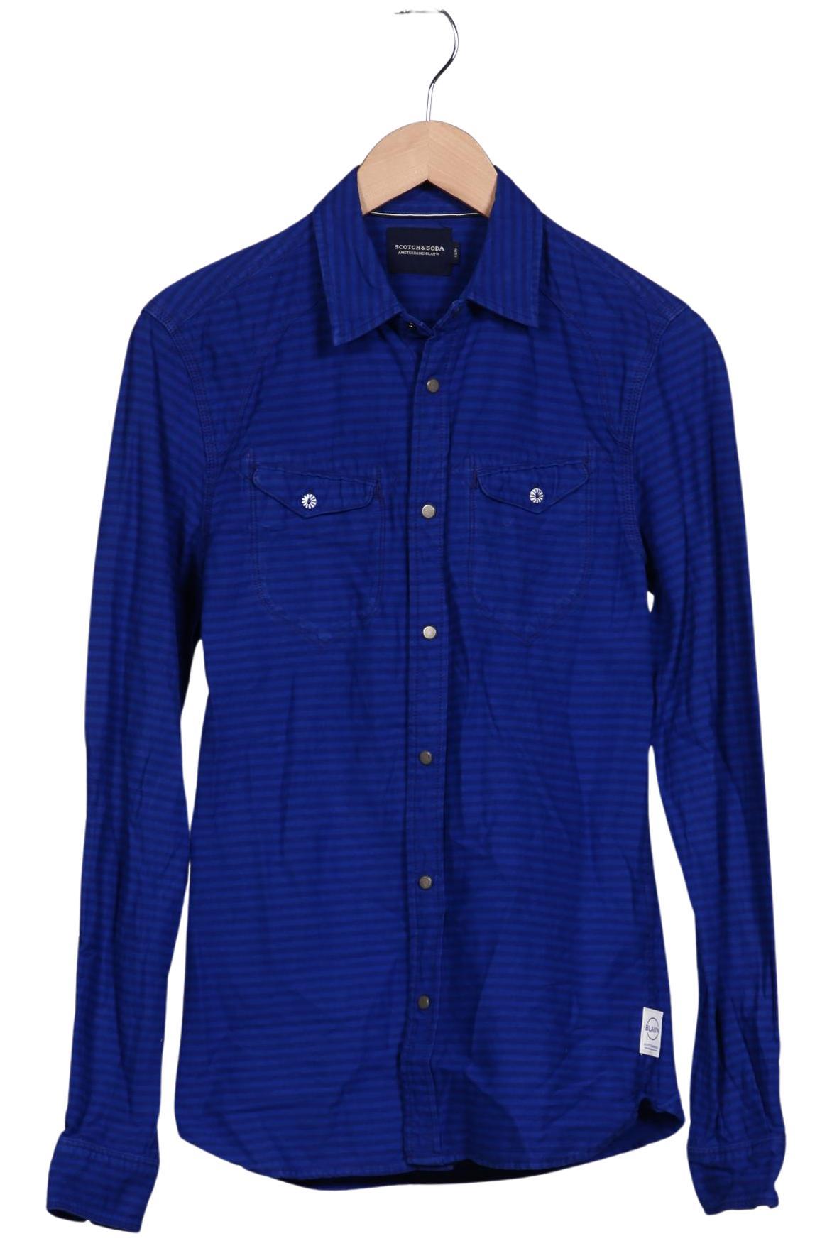 

Scotch & Soda Herren Hemd, blau, Gr. 46