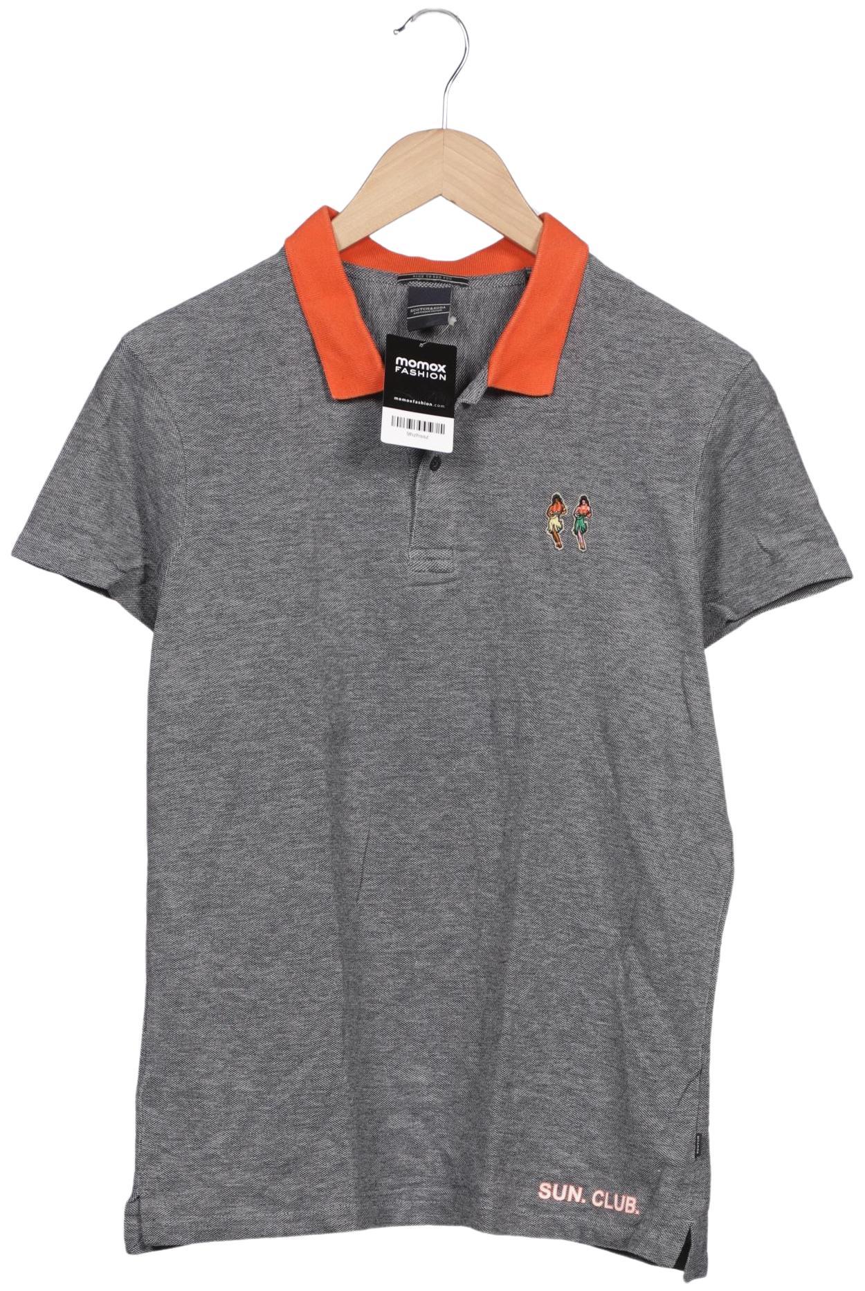 

Scotch & Soda Herren Poloshirt, grau, Gr. 52