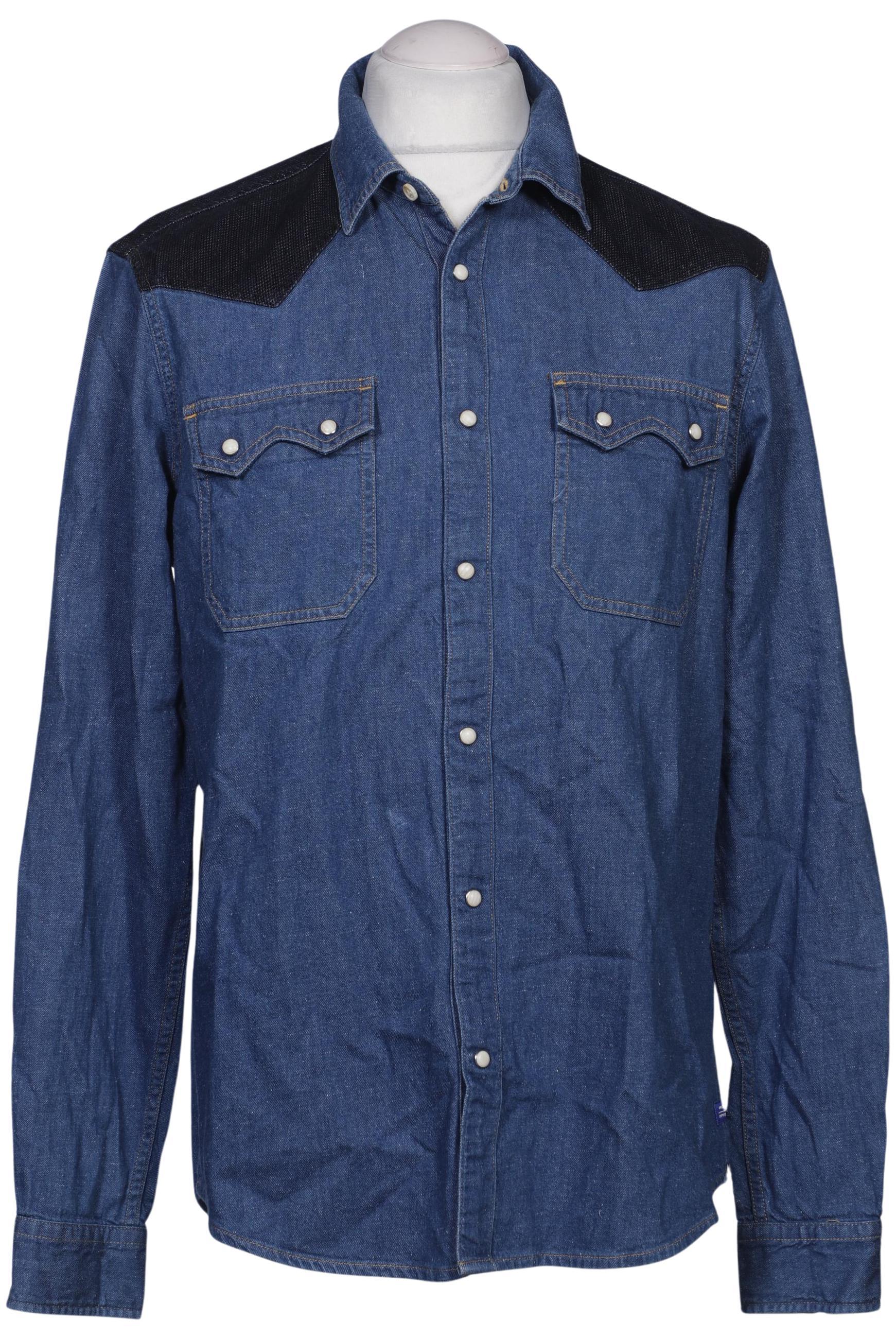 

Scotch & Soda Herren Hemd, blau, Gr. 52