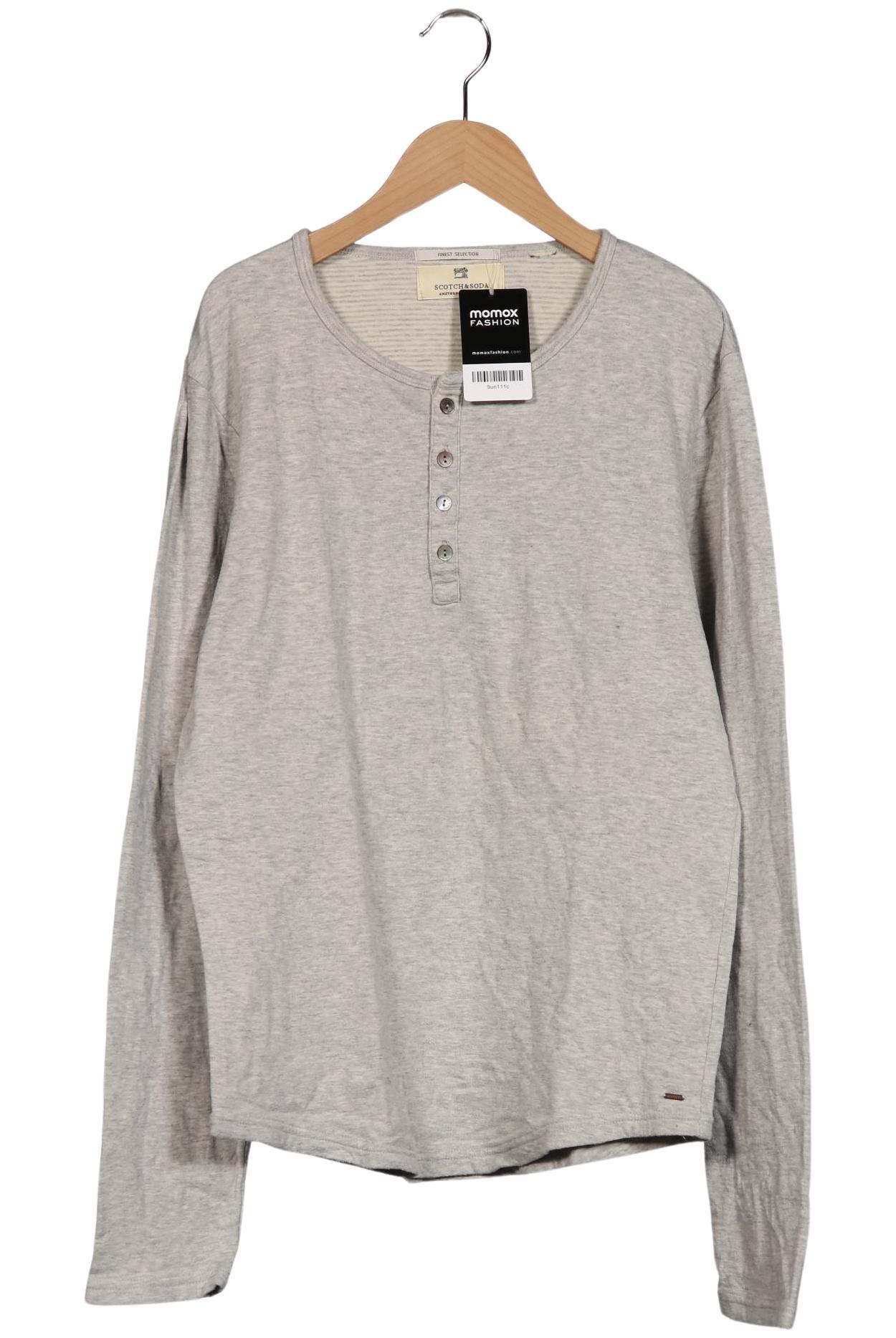 

Scotch & Soda Herren Langarmshirt, grau, Gr. 48