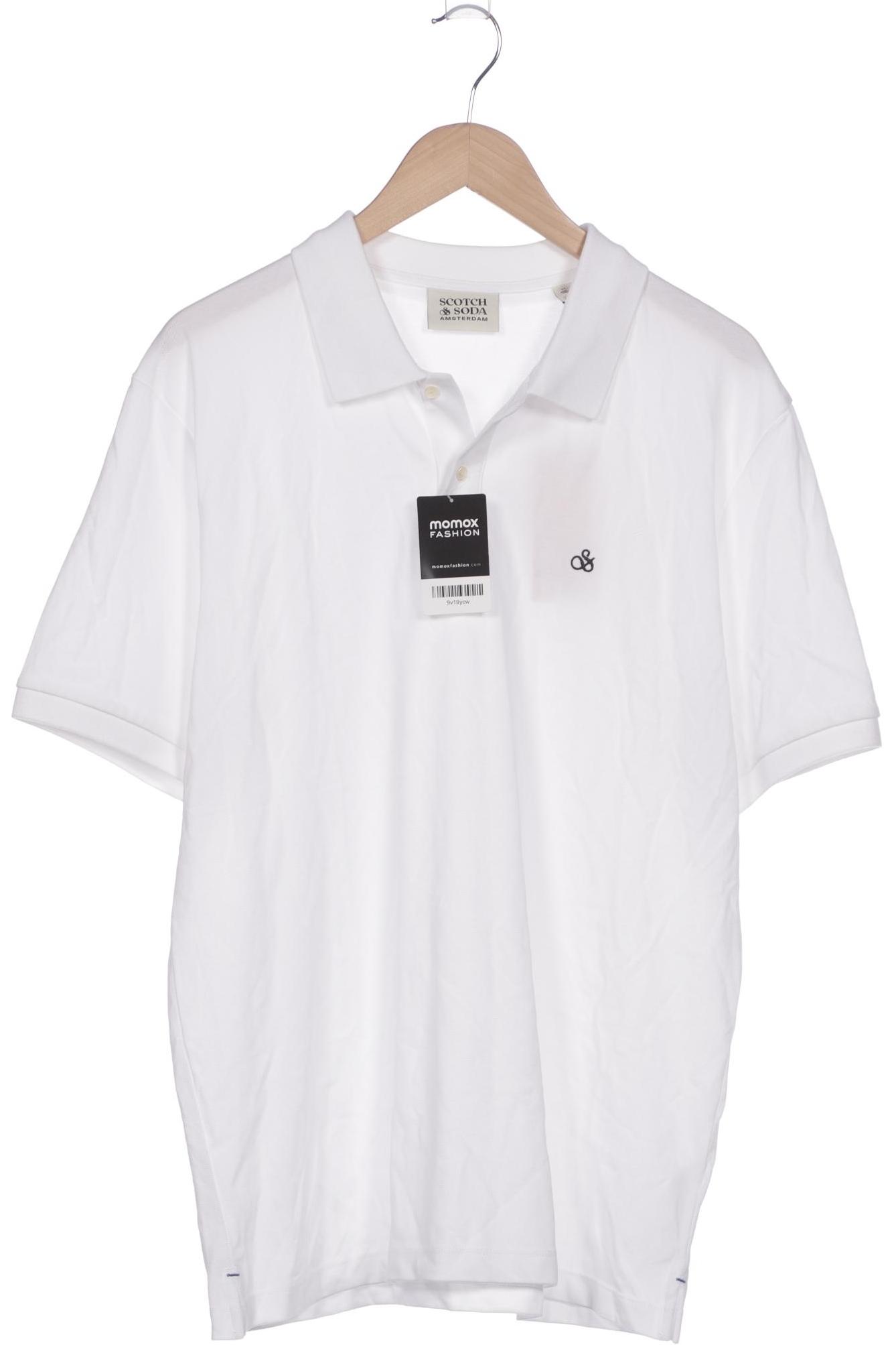 

Scotch & Soda Herren Poloshirt, weiß, Gr. 54