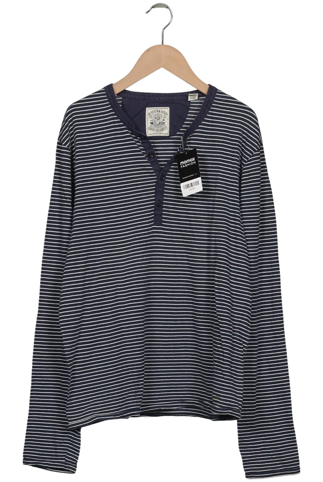 

Scotch & Soda Herren Langarmshirt, marineblau, Gr. 48