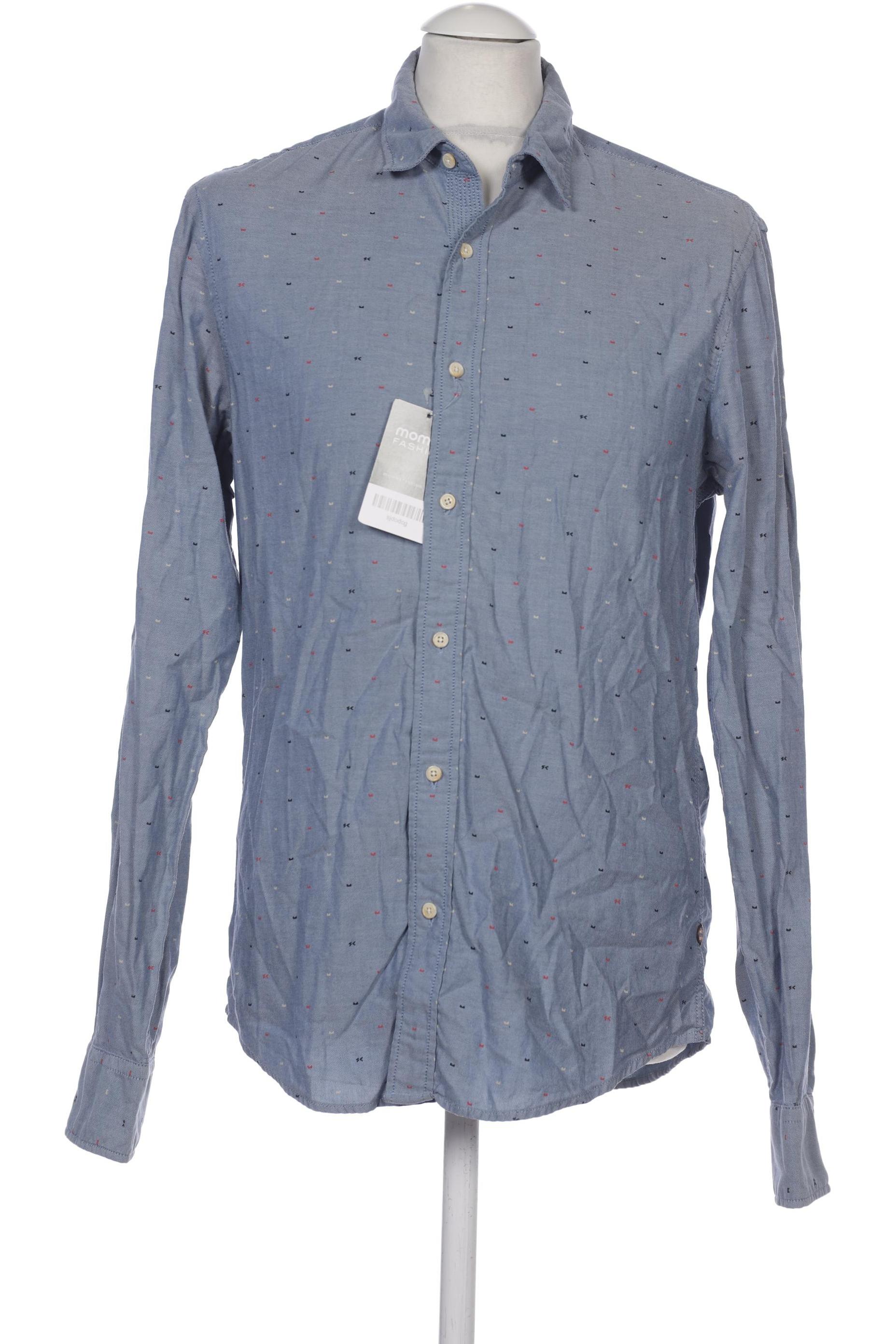 

Scotch & Soda Herren Hemd, blau, Gr. 46