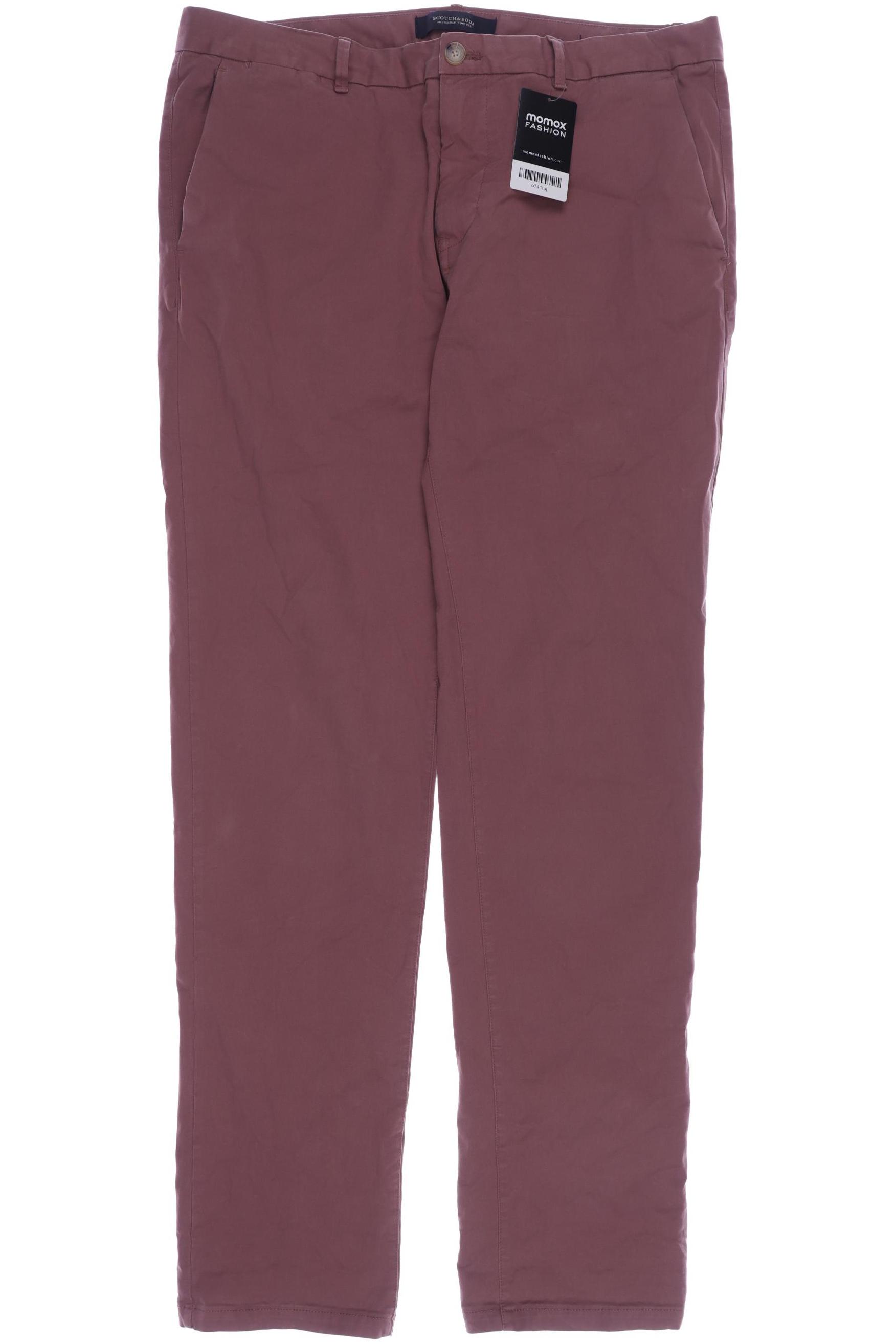 

Scotch & Soda Herren Stoffhose, bordeaux, Gr. 34