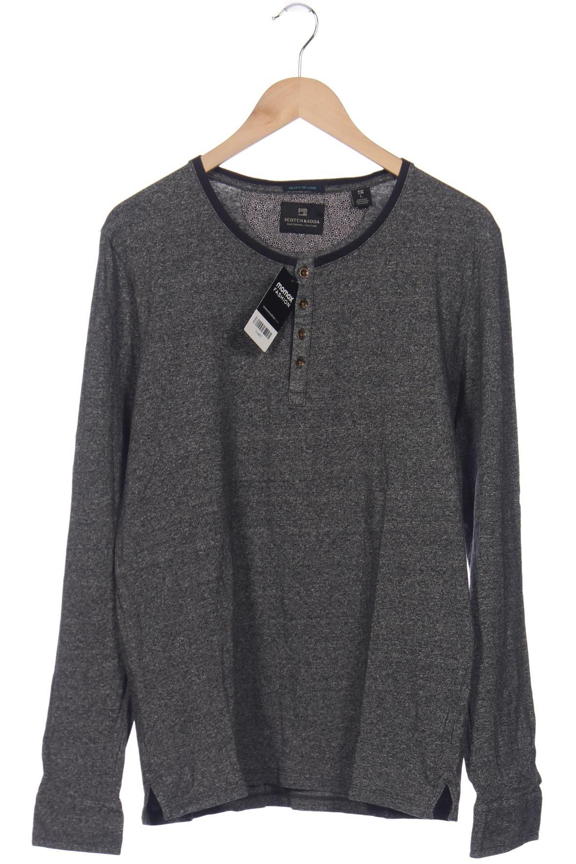 

Scotch & Soda Herren Langarmshirt, grau, Gr. 52